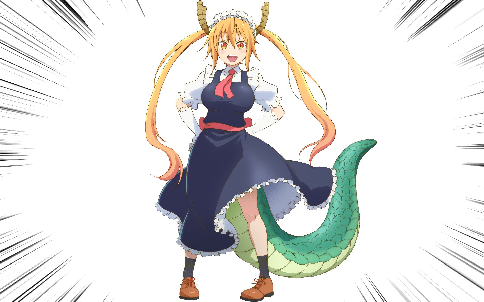 800734 baixar papel de parede anime, a empregada dragão da senhorita kobayashi, kobayashi san chi no maid dragon, tohru (dragon maid da senhorita kobayashi) - protetores de tela e imagens gratuitamente