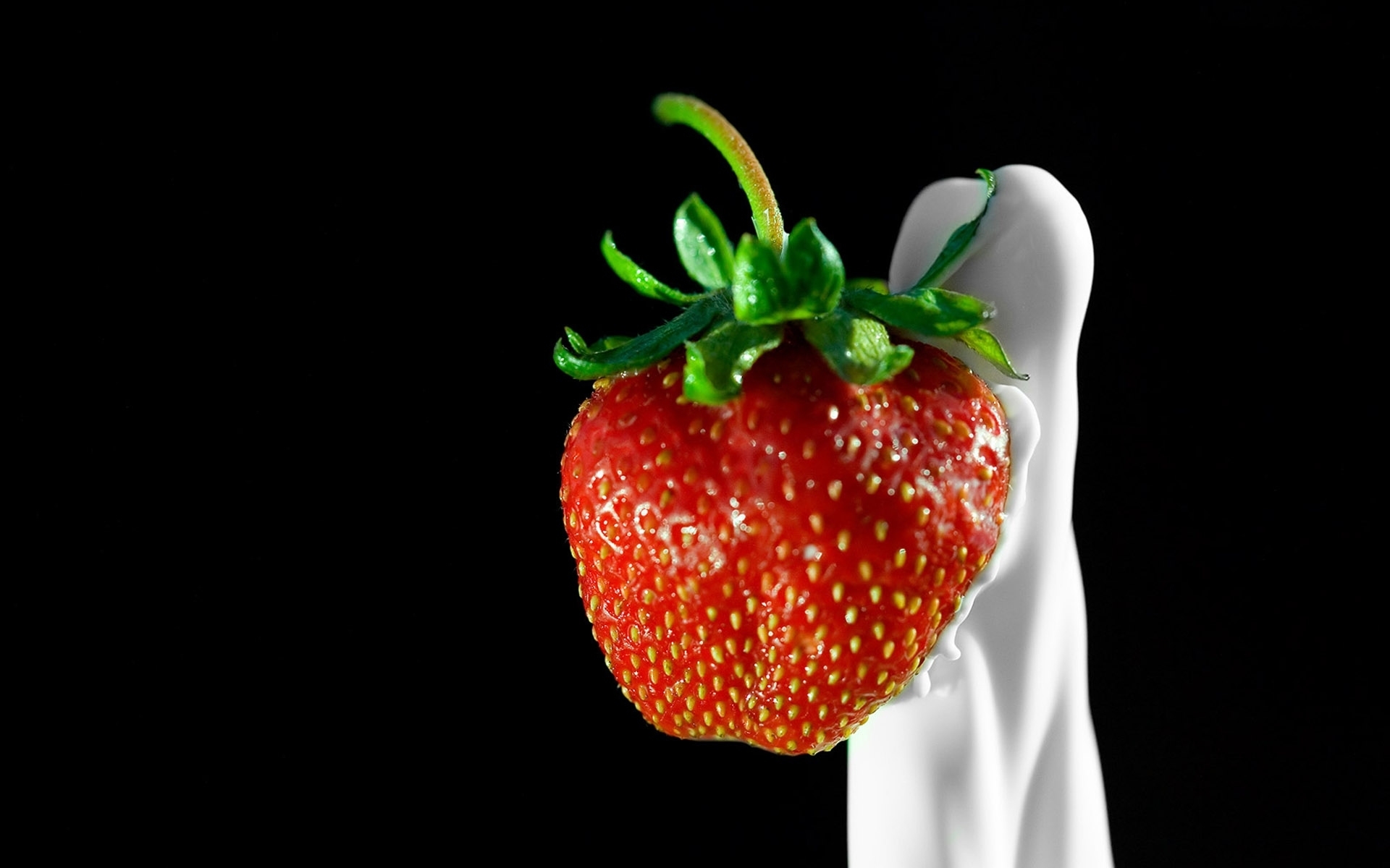 Handy-Wallpaper Obst, Lebensmittel, Berries, Erdbeere kostenlos herunterladen.