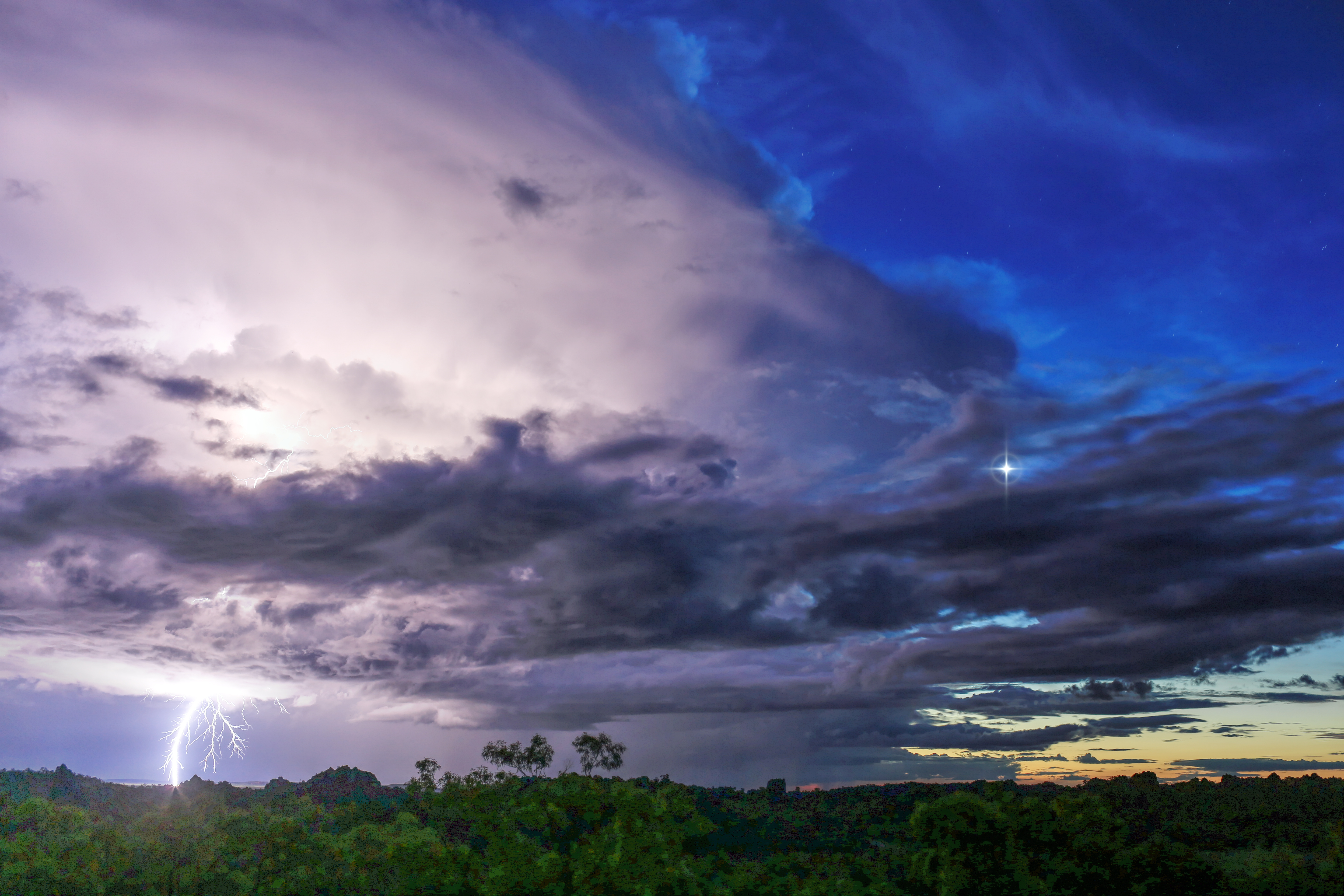 Free download wallpaper Nature, Sky, Lightning, Cloud, Photography on your PC desktop