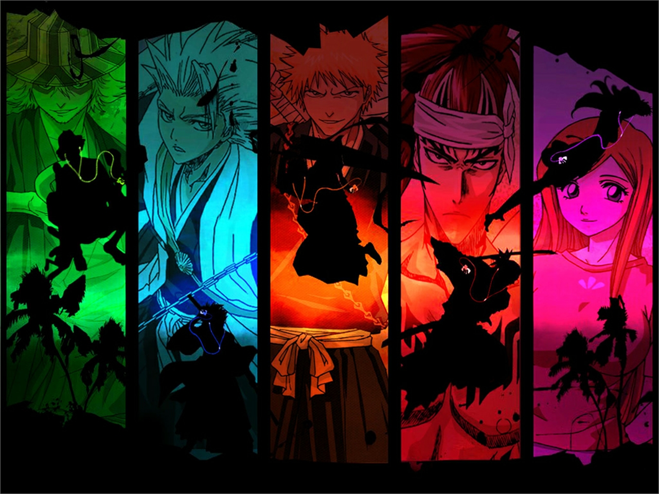 Descarga gratuita de fondo de pantalla para móvil de Animado, Bleach: Burîchi, Renji Abarai, Ichigo Kurosaki, Orihime Inoue, Toshiro Hitsugaya, Kisuke Urahara.