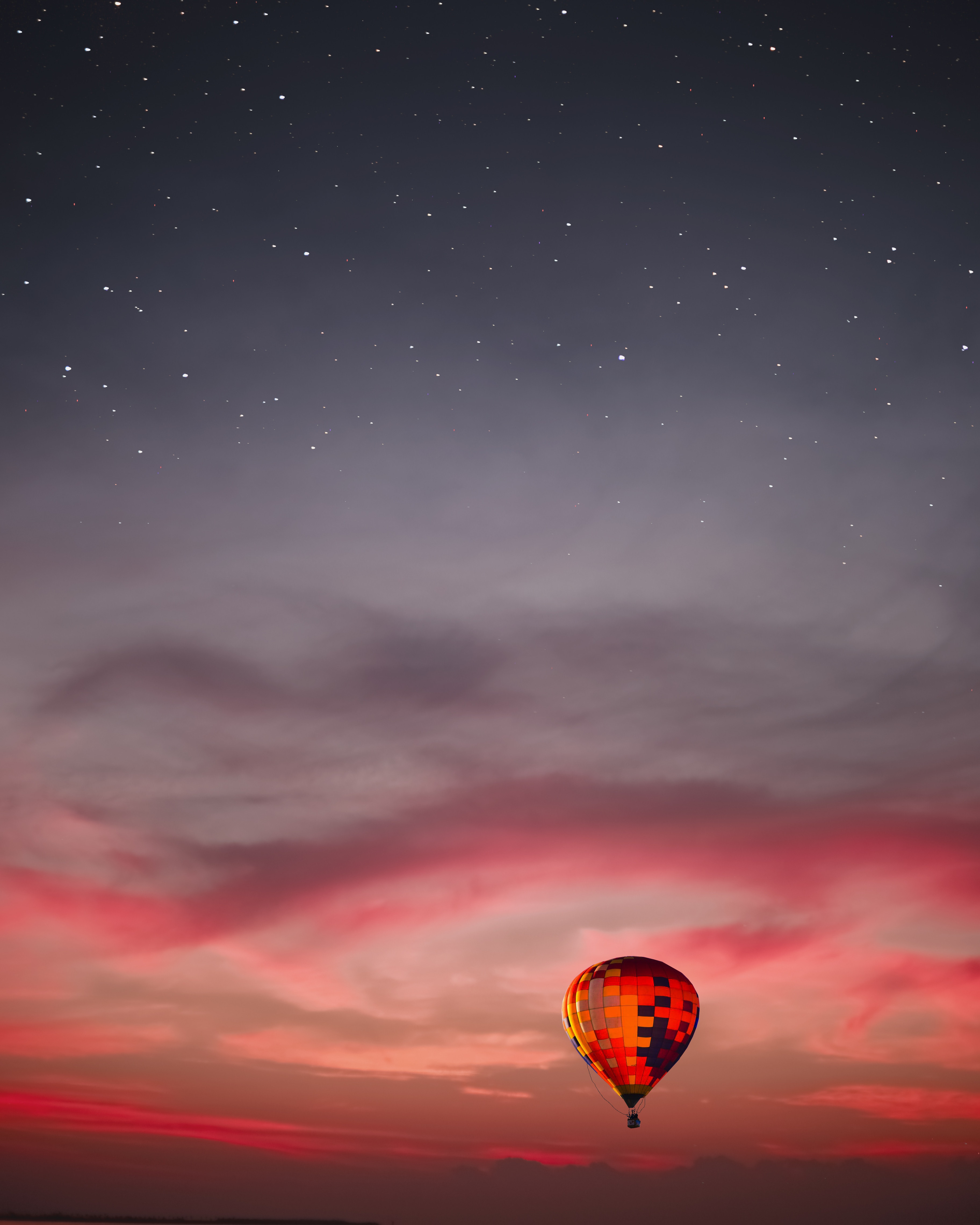 Handy-Wallpaper Flug, Sky, Clouds, Sunset, Sonstige, Luftballon, Verschiedenes, Ballon kostenlos herunterladen.