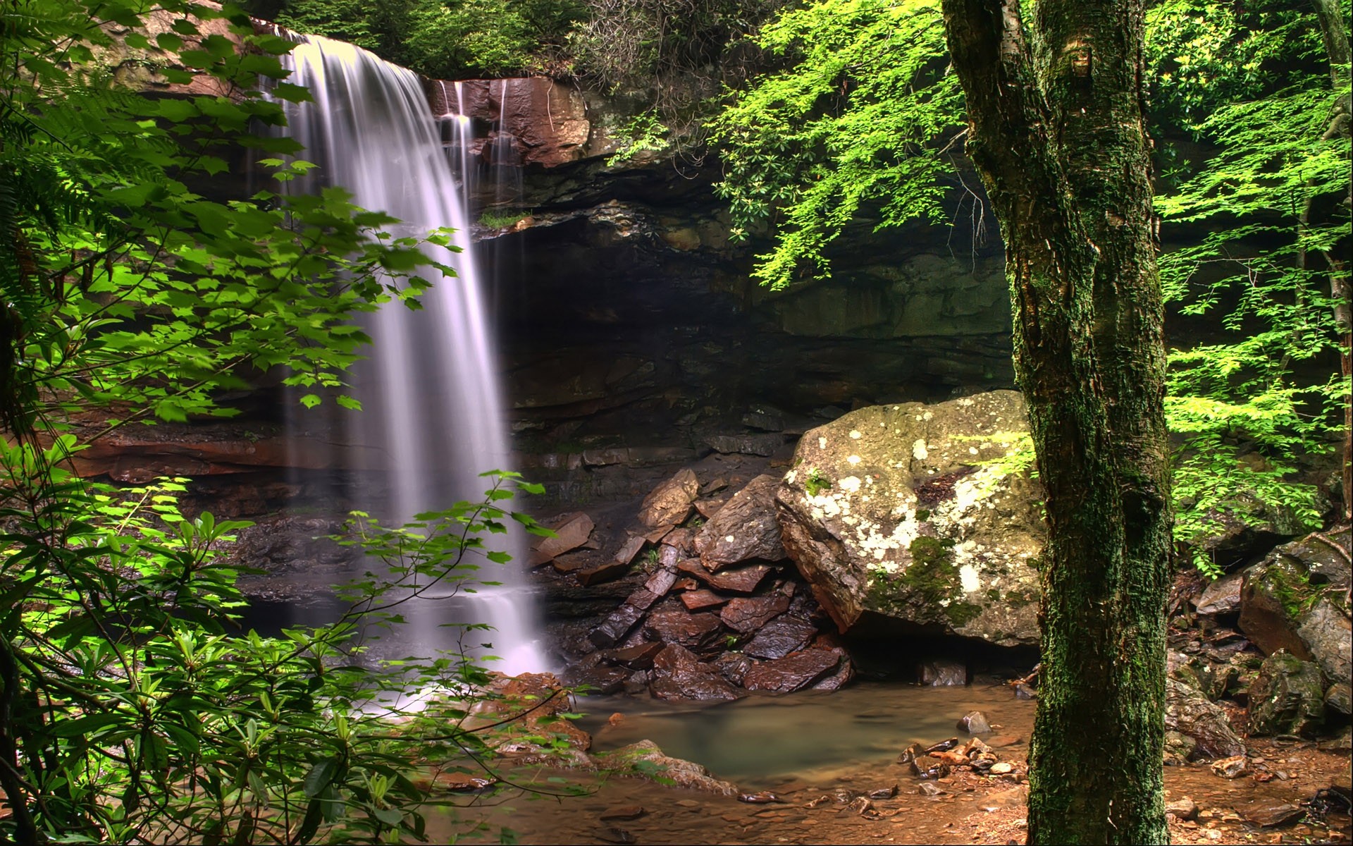 Free download wallpaper Waterfall, Earth on your PC desktop