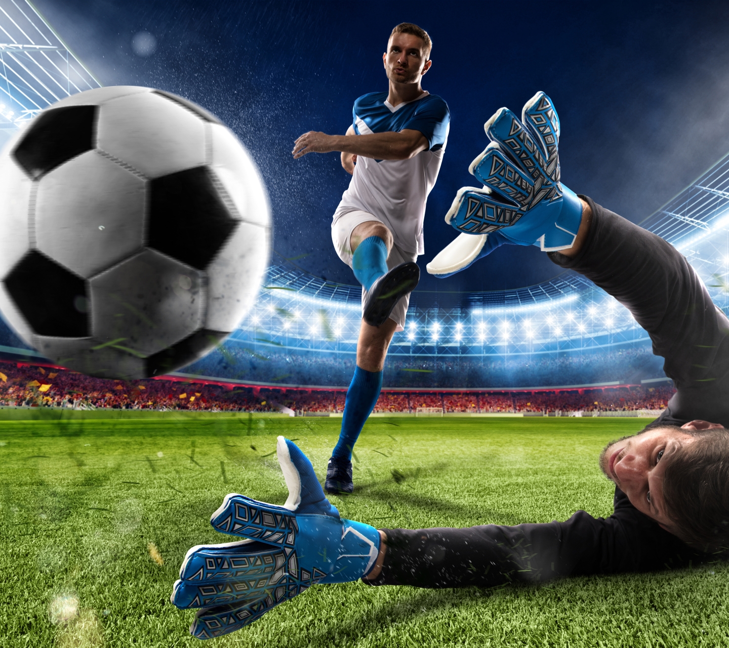 Handy-Wallpaper Sport, Fußball, Ball, Stadion kostenlos herunterladen.