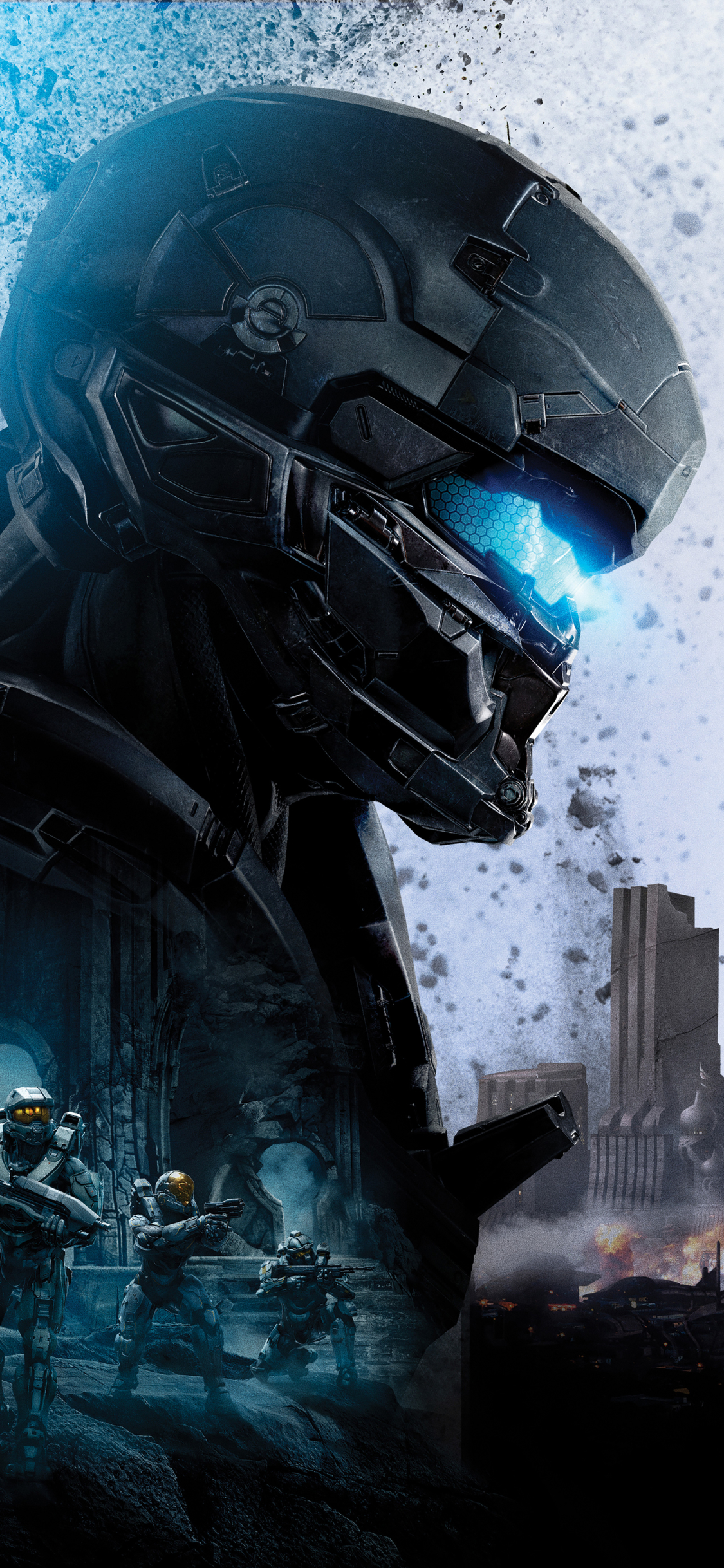 Descarga gratuita de fondo de pantalla para móvil de Aureola, Videojuego, Halo 5: Guardians.