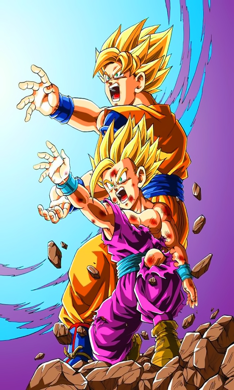 Download mobile wallpaper Anime, Dragon Ball Z, Dragon Ball, Goku, Gohan (Dragon Ball) for free.
