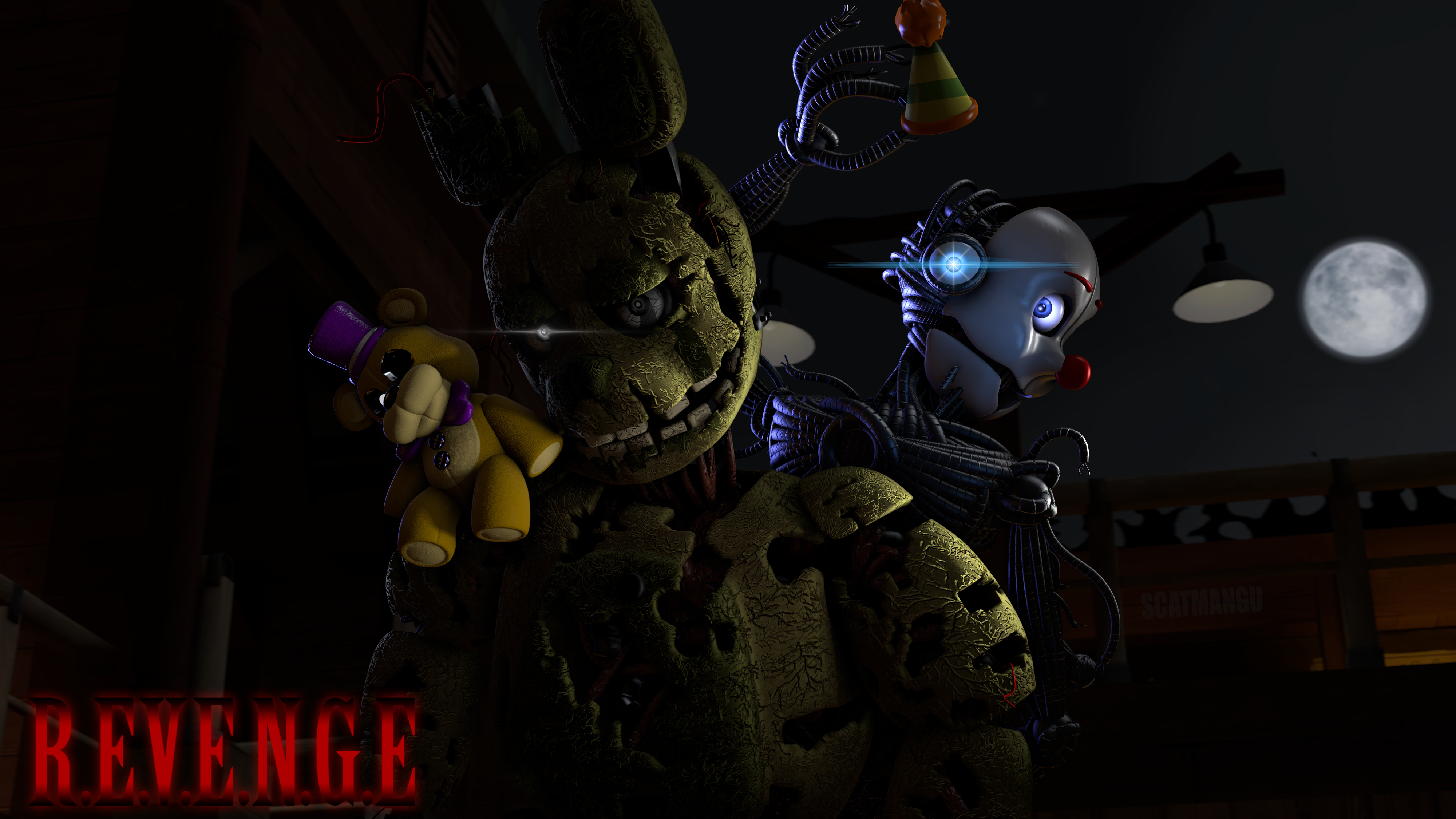 Full HD Ennard (Five Nights At Freddy's) Background