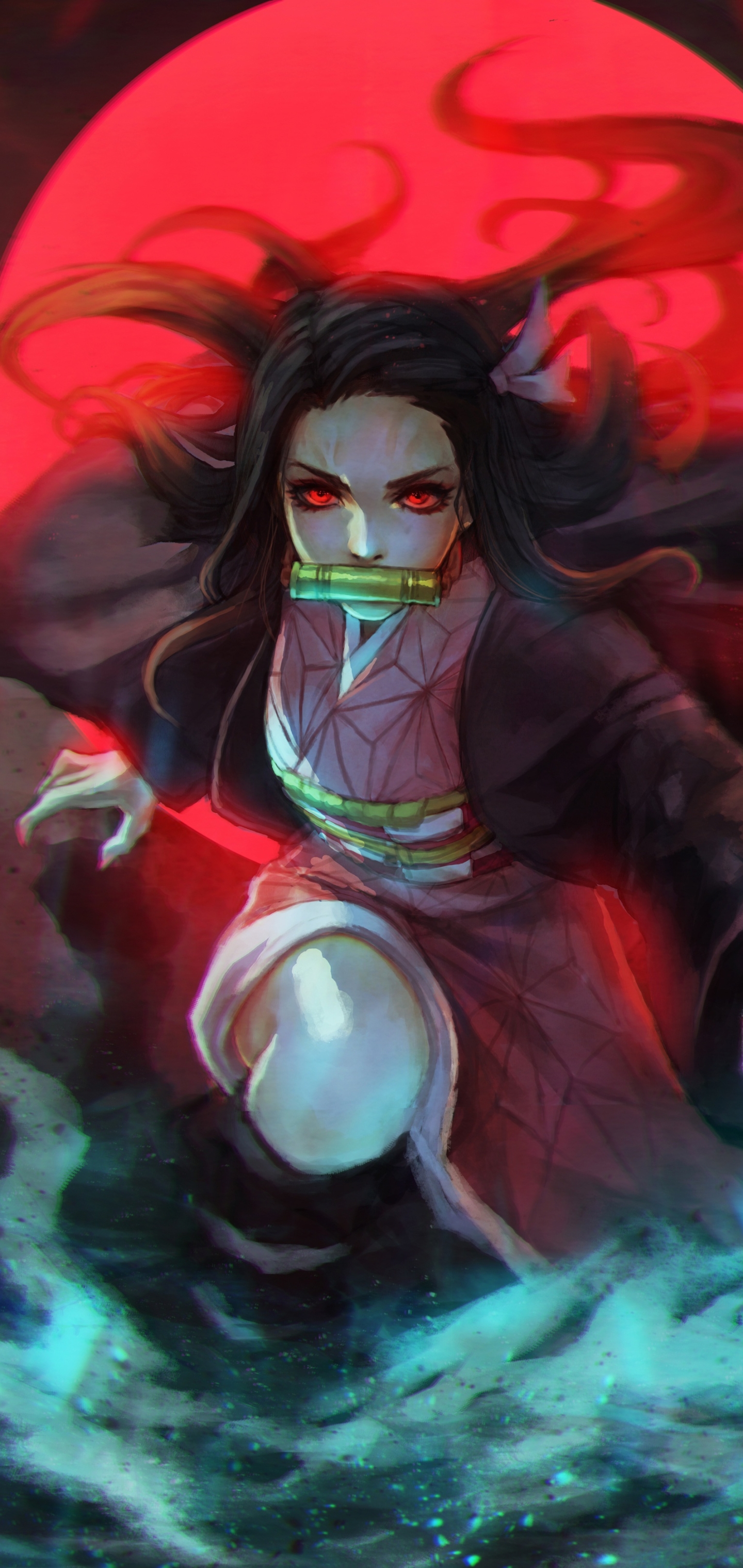 Descarga gratuita de fondo de pantalla para móvil de Animado, Nezuko Kamado, Demon Slayer: Kimetsu No Yaiba.