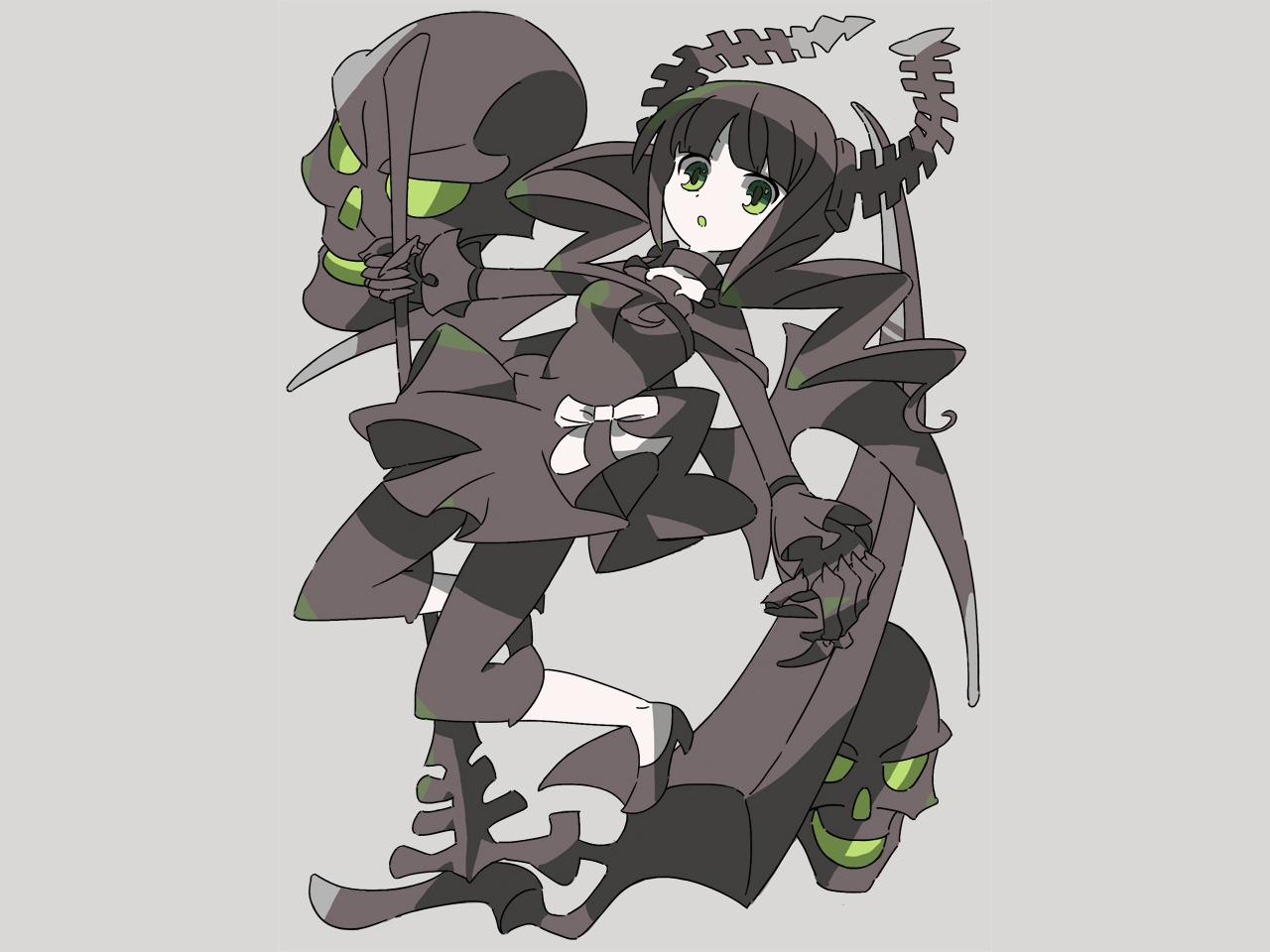 Handy-Wallpaper Animes, Burakku Rokku Shuta, Dead Master (Black Rock Shooter) kostenlos herunterladen.