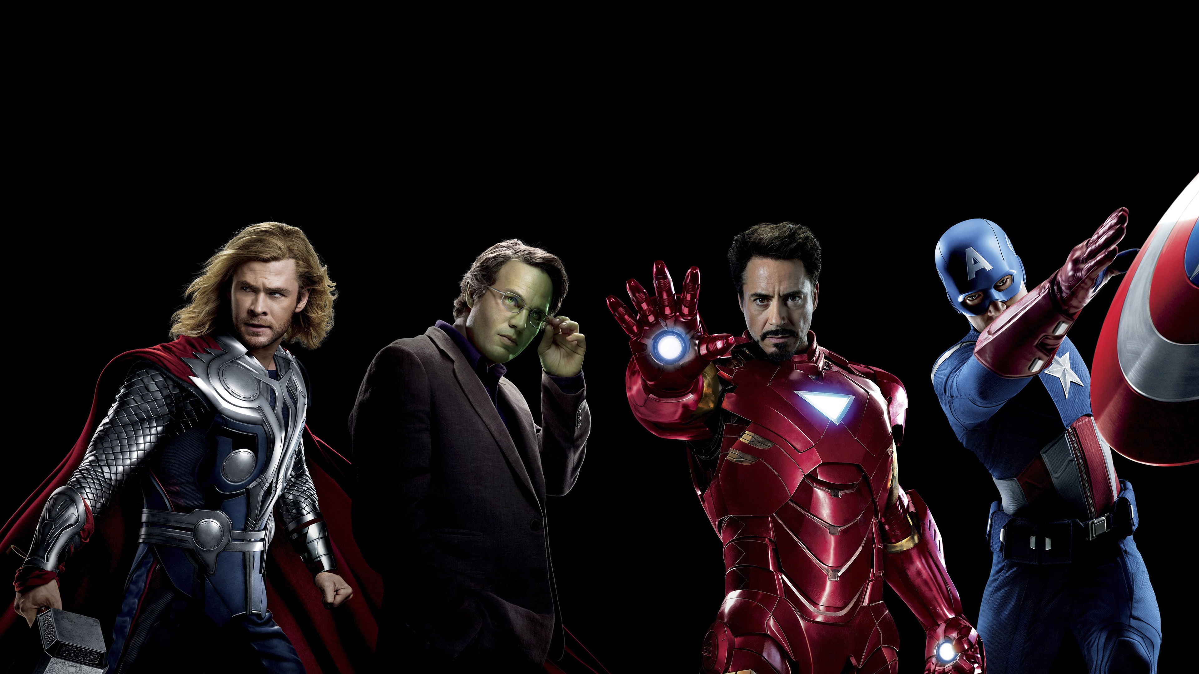 Download mobile wallpaper Iron Man, Captain America, Movie, Thor, The Avengers, Bruce Banner for free.