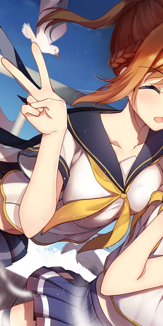 Phone wallpaper: Anime, Azur Lane, Bilan Hangxian, Renown (Azur Lane ...