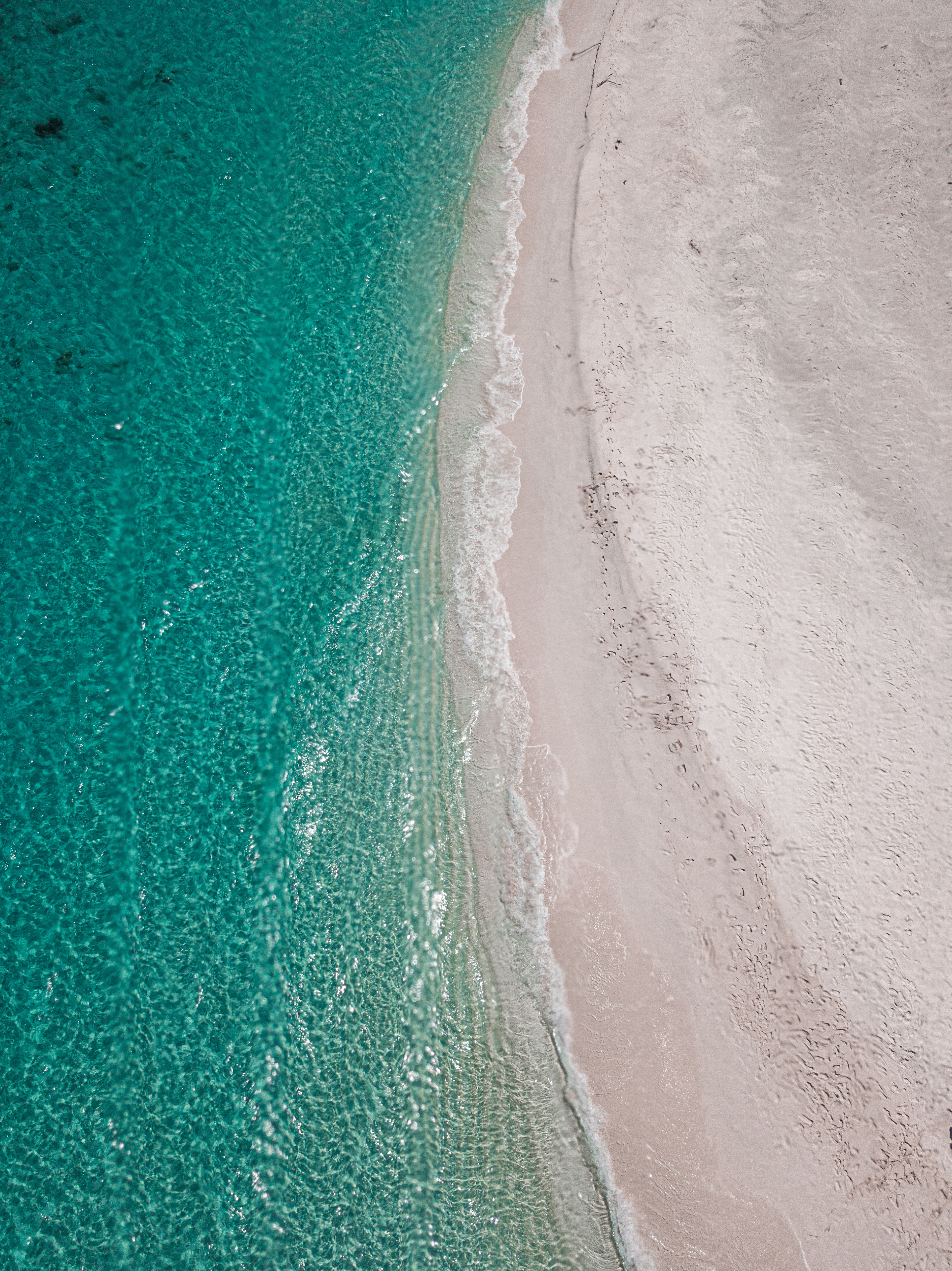 Download mobile wallpaper View From Above, Nature, Sea, Sand, Water, Beach for free.