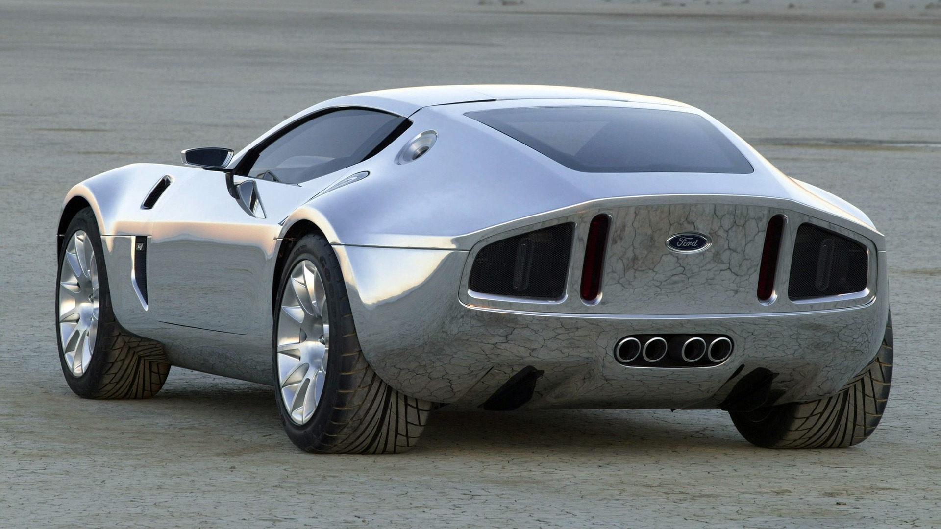 car, vehicles, ford shelby gr 1, concept car, muscle car, silver car, ford