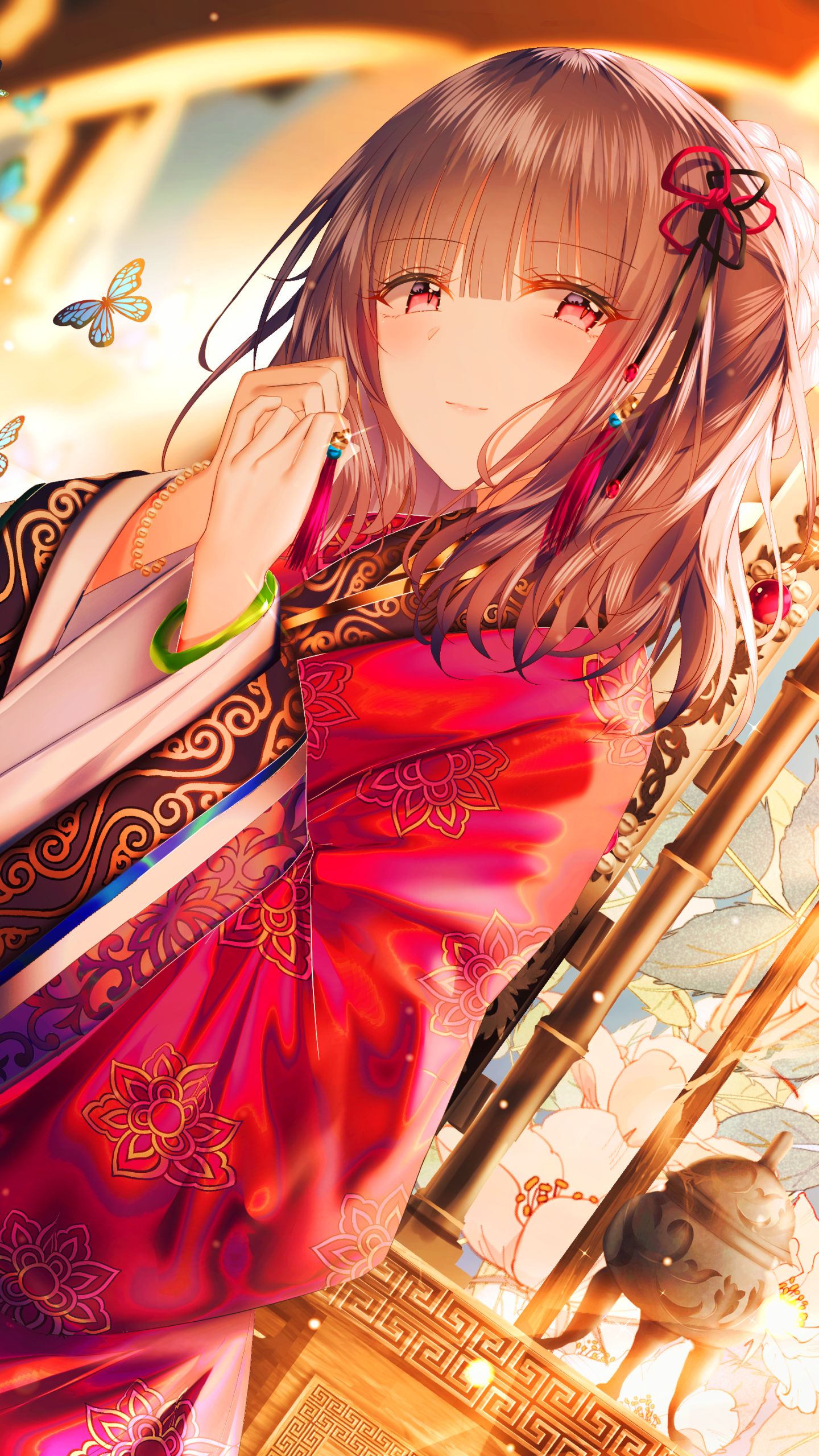Download mobile wallpaper Anime, Original, Chinese Dress for free.