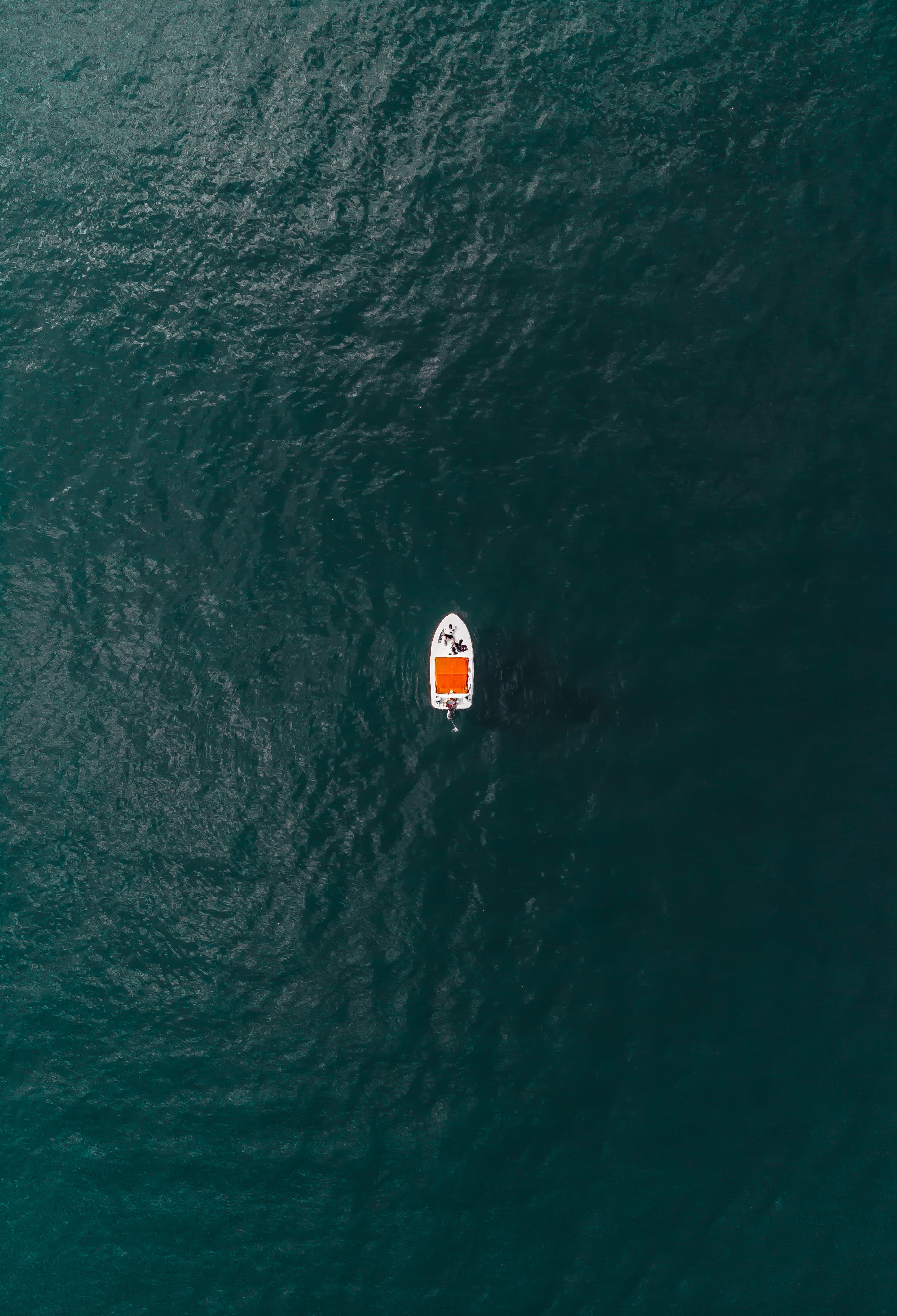 Download mobile wallpaper Miscellaneous, View From Above, Miscellanea, Lake, Water, Boat for free.