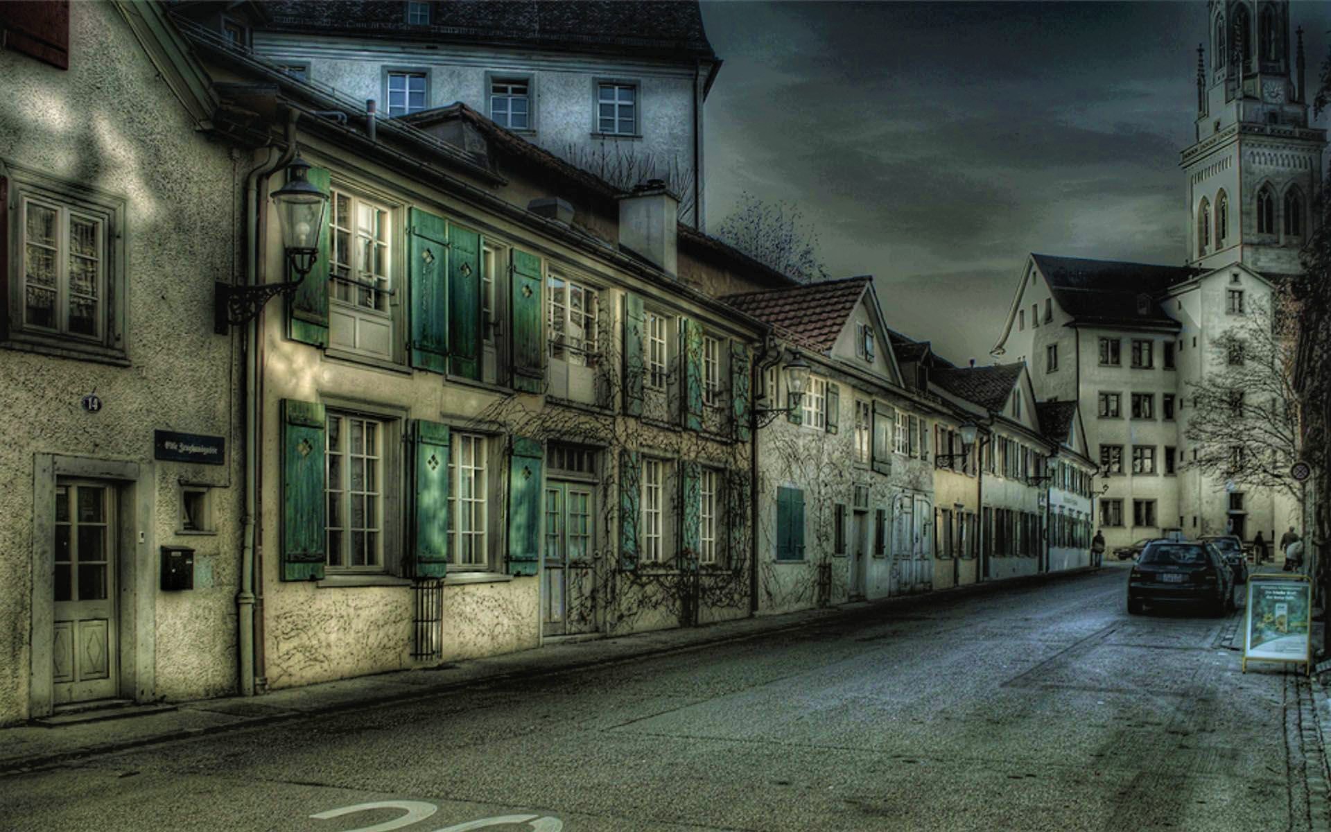 Free download wallpaper House, Hdr, Street, Photography on your PC desktop