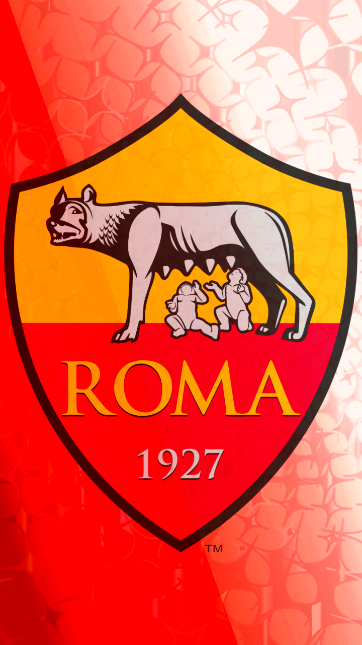 Handy-Wallpaper Sport, Fußball, Logo, Emblem, Wie Roma kostenlos herunterladen.