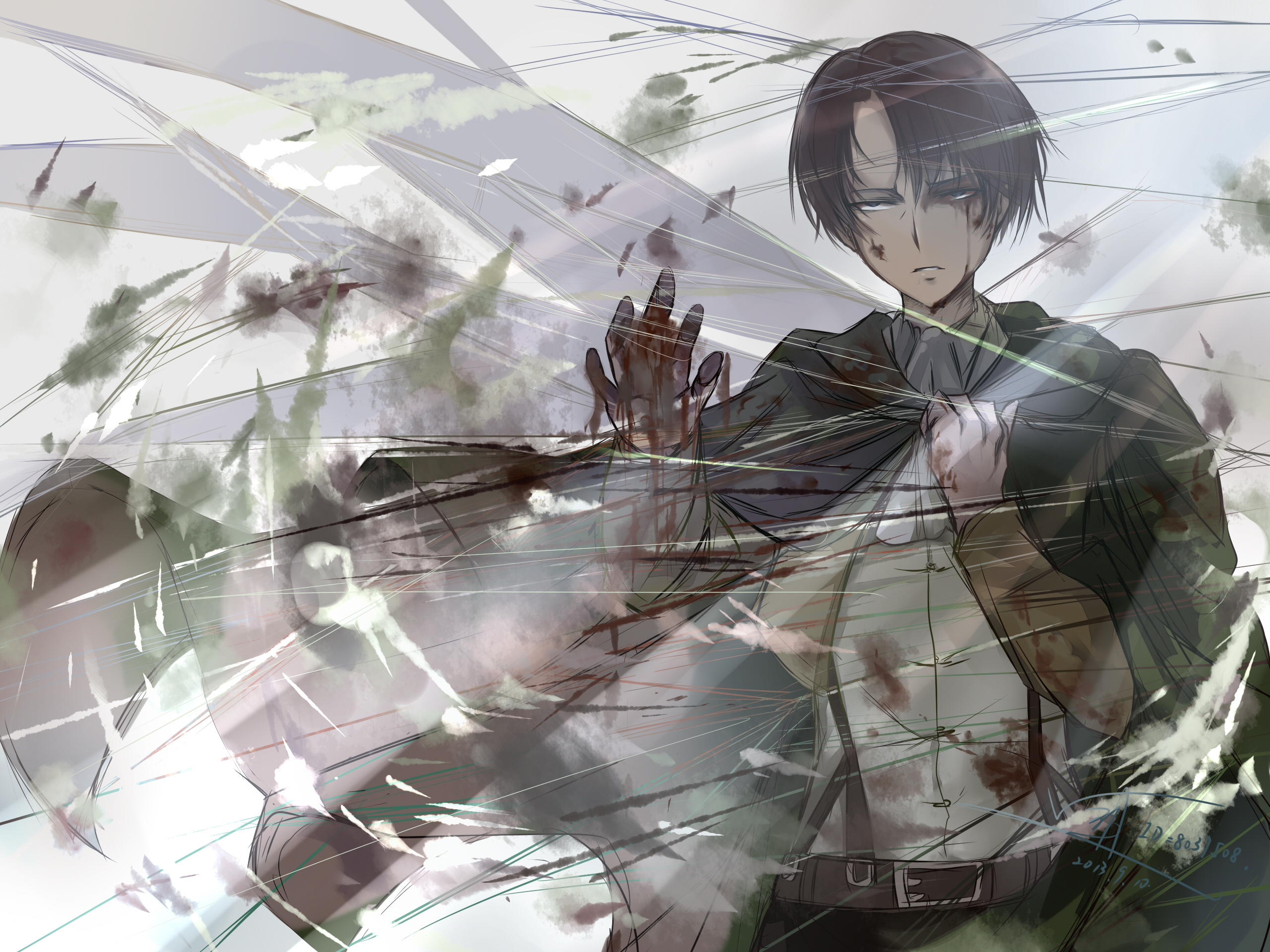 Download mobile wallpaper Anime, Attack On Titan, Levi Ackerman for free.