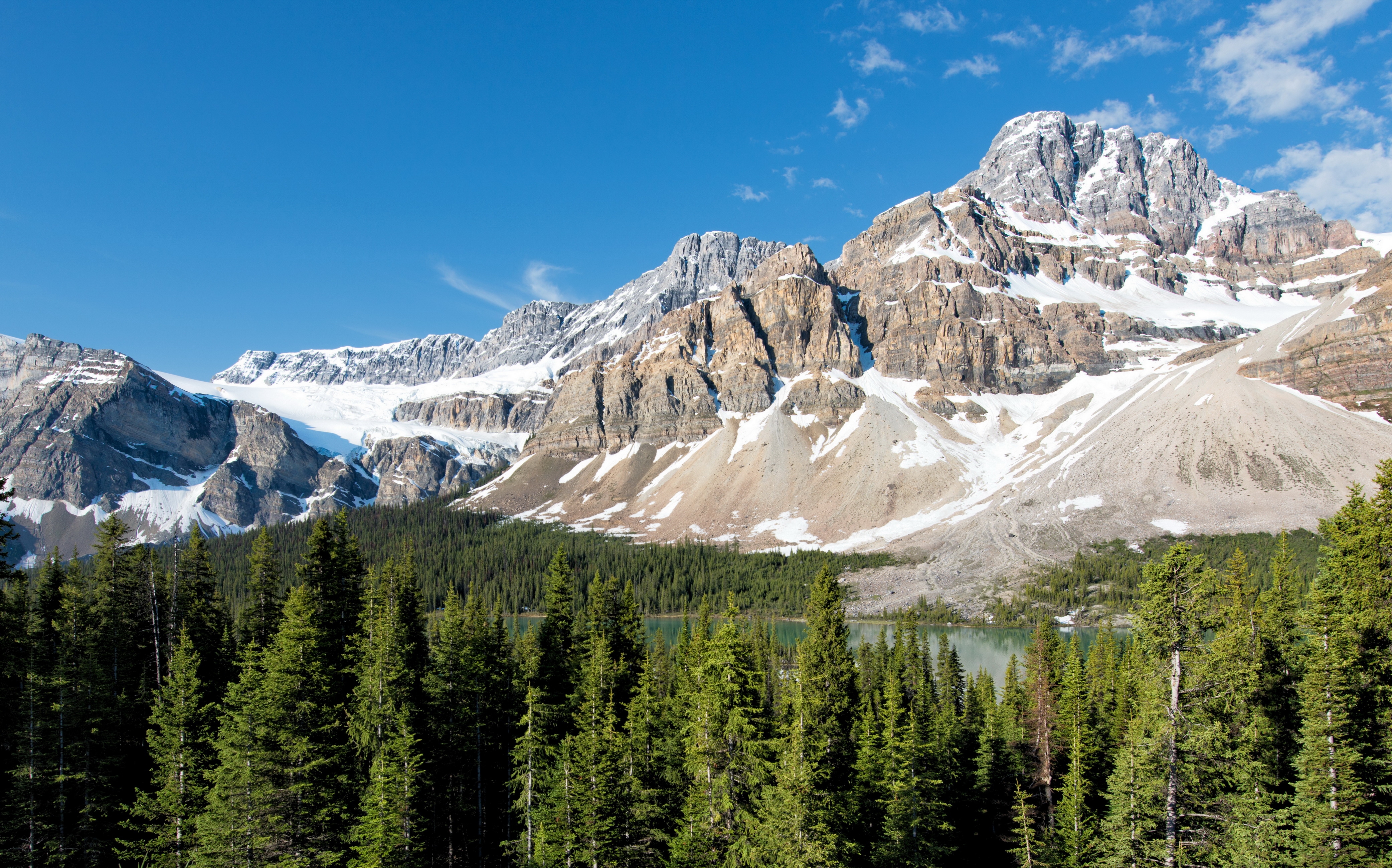 mountains, canada, landscape, nature, parks, banff rock Desktop home screen Wallpaper