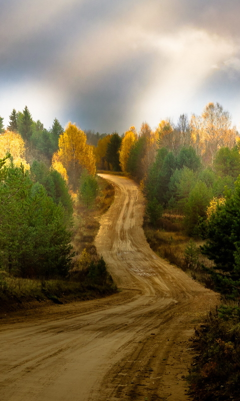 Download mobile wallpaper Road, Country, Man Made, Dirt Road for free.