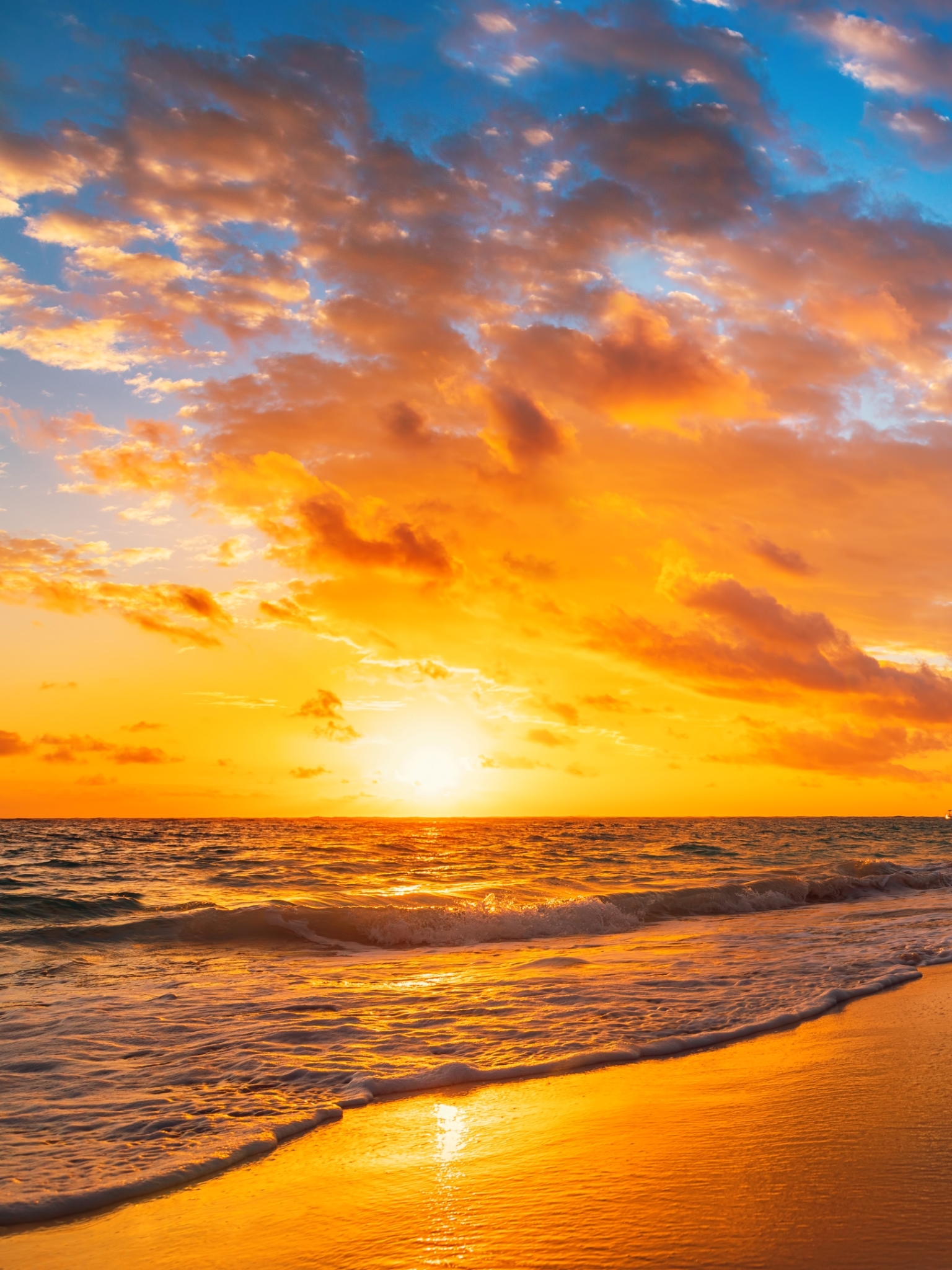 Descarga gratuita de fondo de pantalla para móvil de Playa, Atardecer, Tierra/naturaleza, Puesta De Sol.