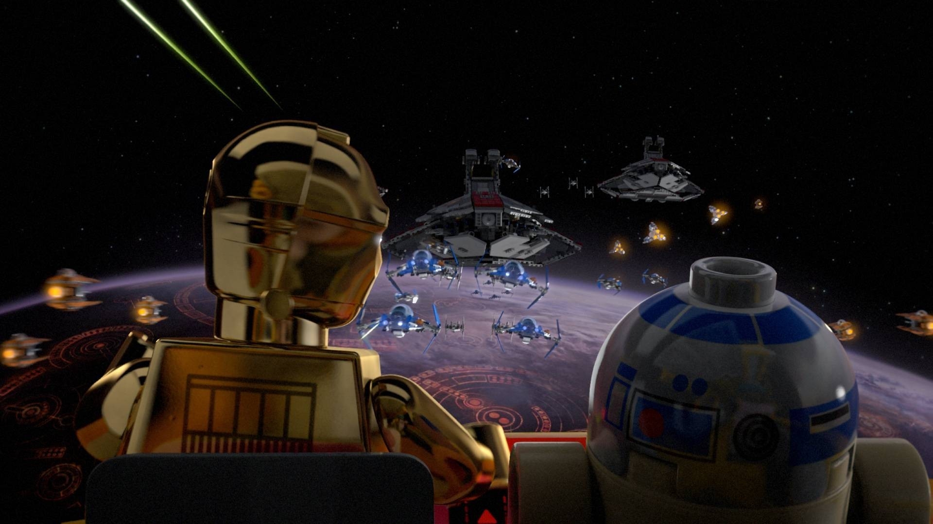Скачать обои бесплатно Кино, Lego Звездные Войны: Падаванская Угроза картинка на рабочий стол ПК