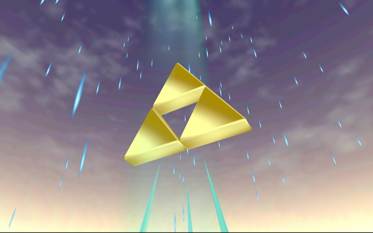 the legend of zelda: ocarina of time, video game, triforce