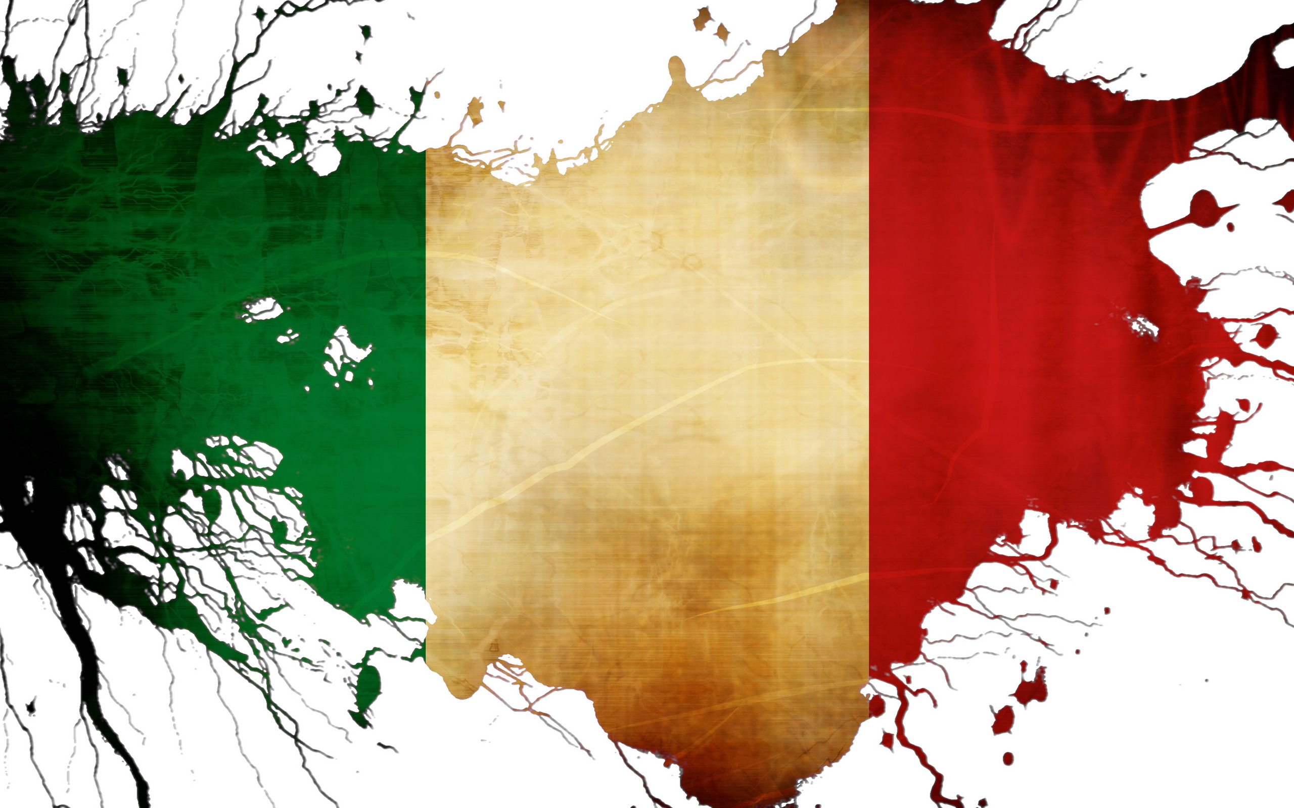 Популярные заставки и фоны Флаг Италии на компьютер