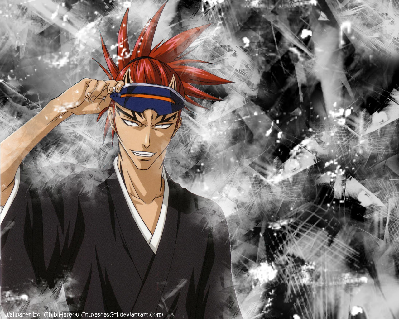 Handy-Wallpaper Bleach, Animes, Renji Abarai kostenlos herunterladen.