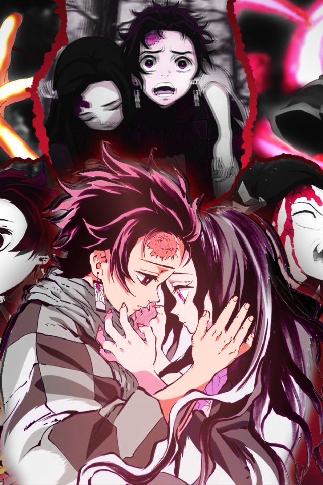 Descarga gratuita de fondo de pantalla para móvil de Animado, Nezuko Kamado, Demon Slayer: Kimetsu No Yaiba, Tanjiro Kamado.