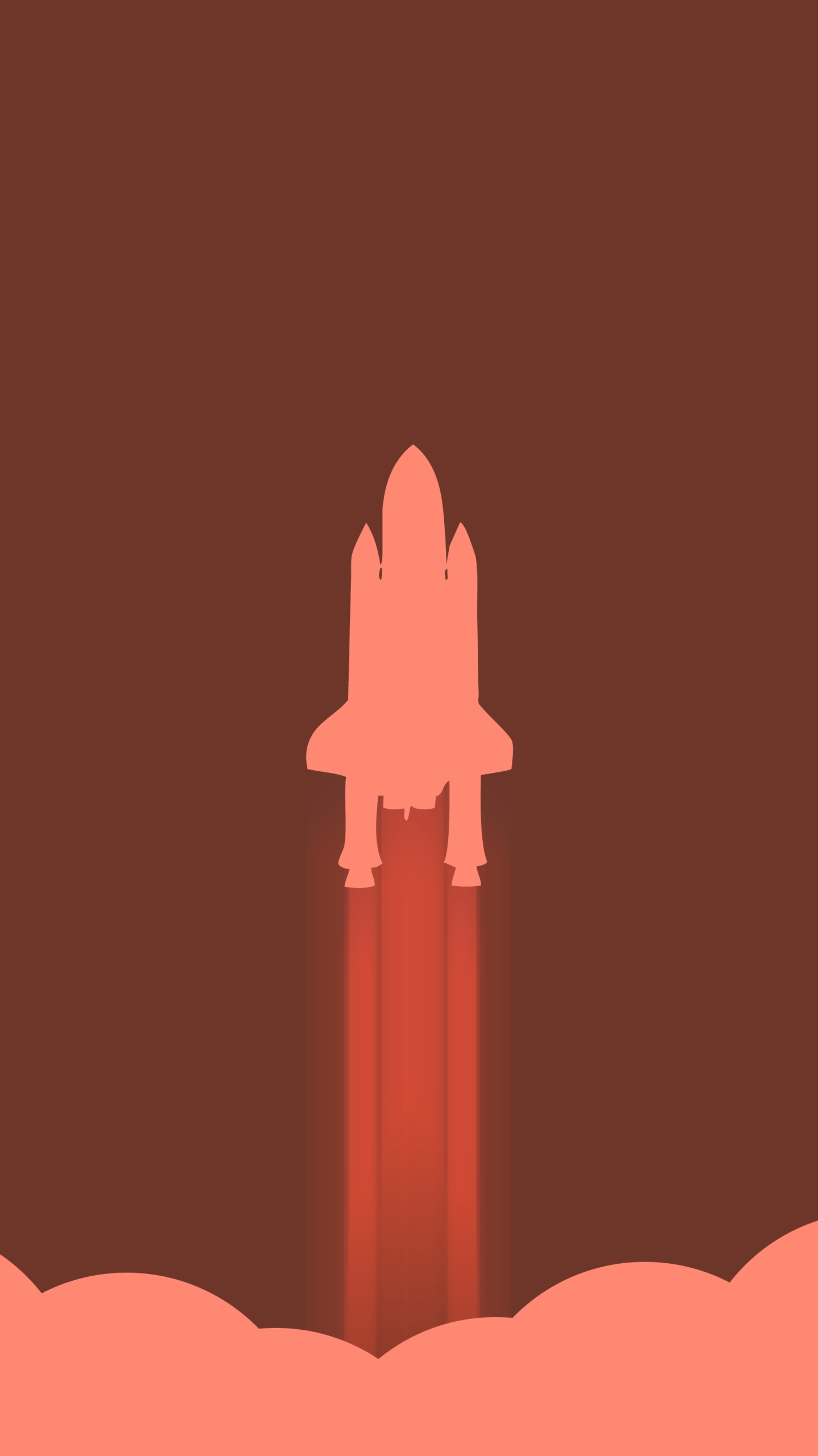 Download mobile wallpaper Rocket, Sci Fi, Minimalist for free.