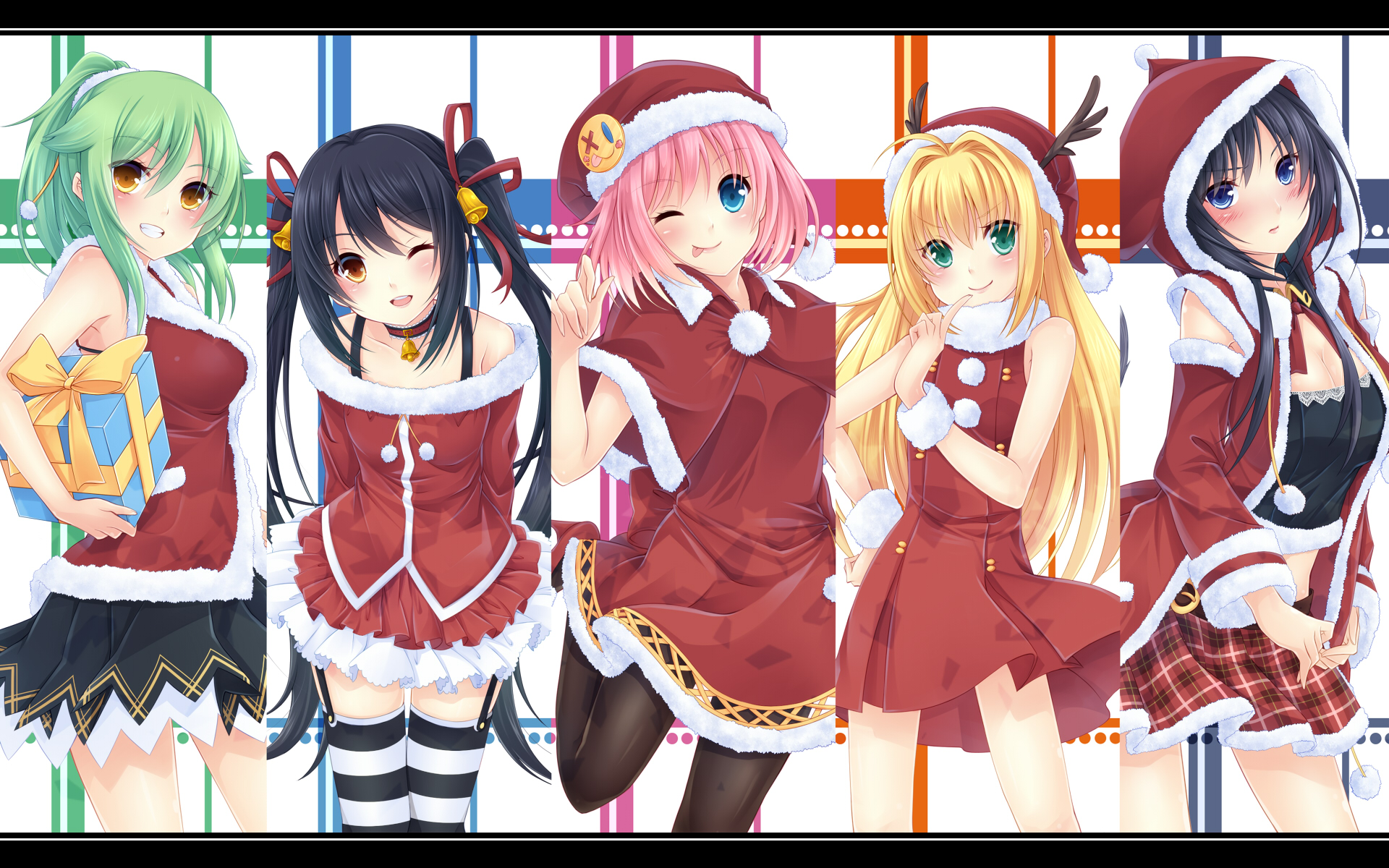 Laden Sie das Weihnachten, Animes, 7Gang-Bild kostenlos auf Ihren PC-Desktop herunter