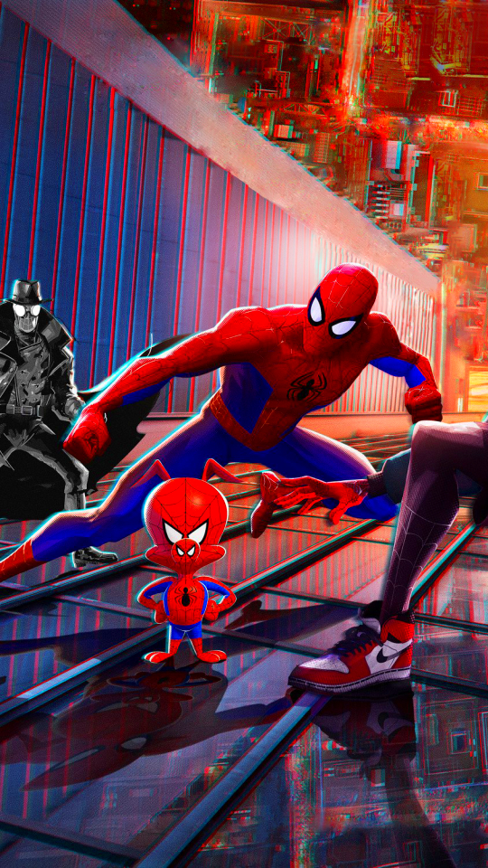 Handy-Wallpaper Filme, Spider Man, Spider Man Noir, Spinnenschinken, Spider Man: A New Universe kostenlos herunterladen.