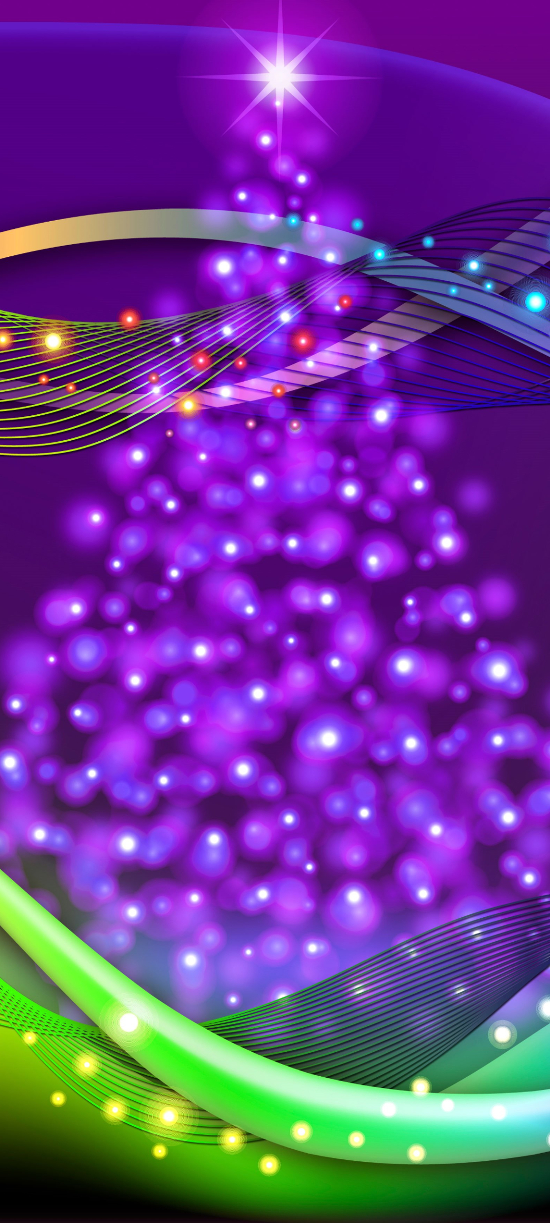 Download mobile wallpaper Christmas, Holiday, Colorful, Christmas Tree, Sparkles for free.