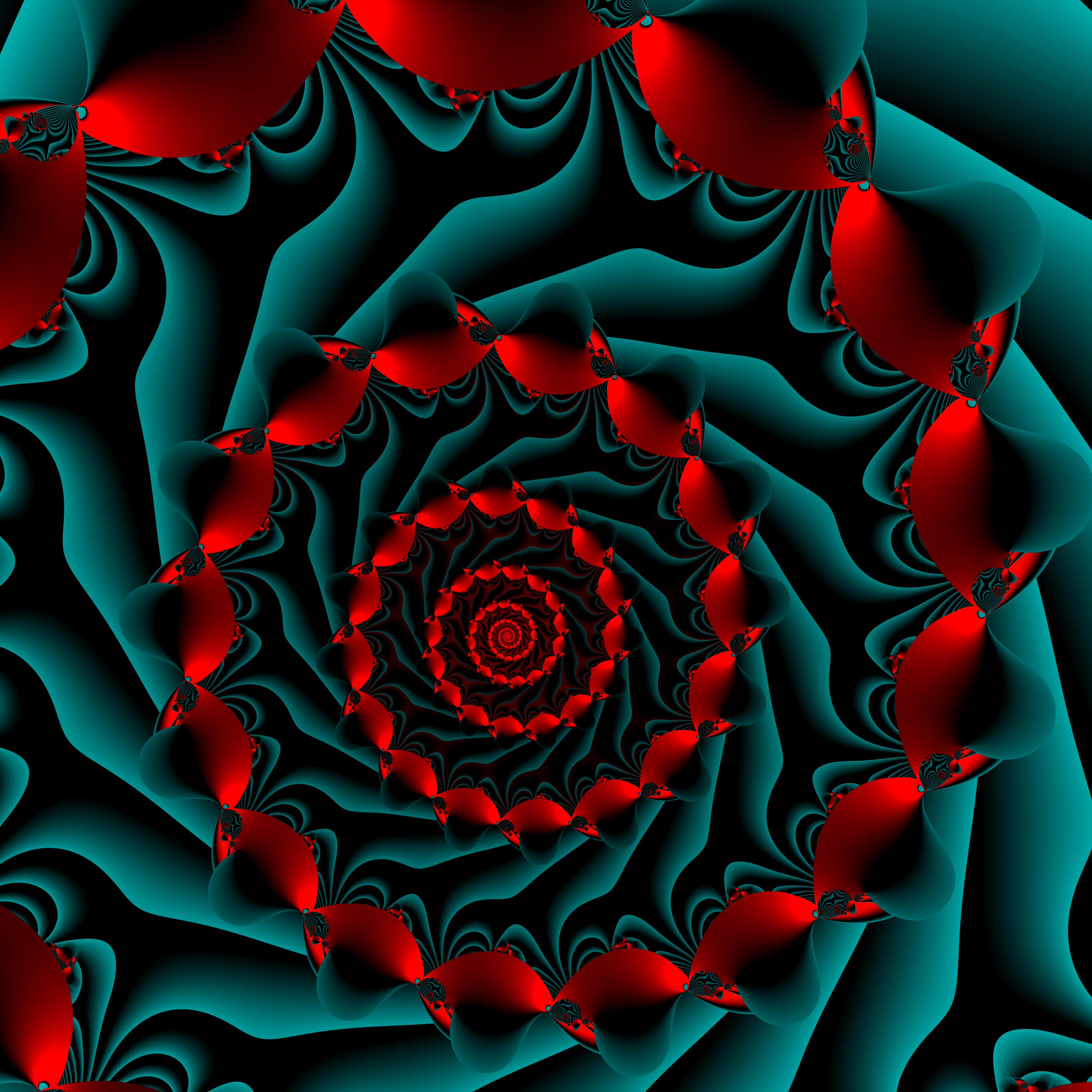abstract, fractal, wavy, spiral, swirling, involute download HD wallpaper