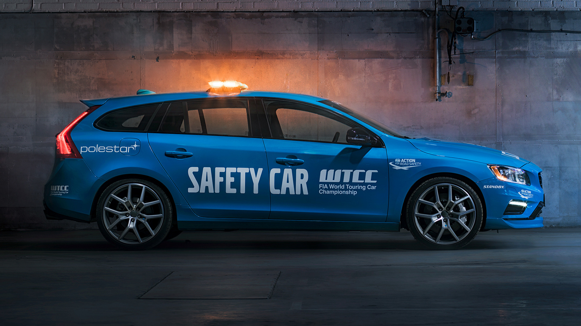 Download mobile wallpaper Volvo, Car, Vehicles, Volvo V60, Wtcc, Safety Car for free.