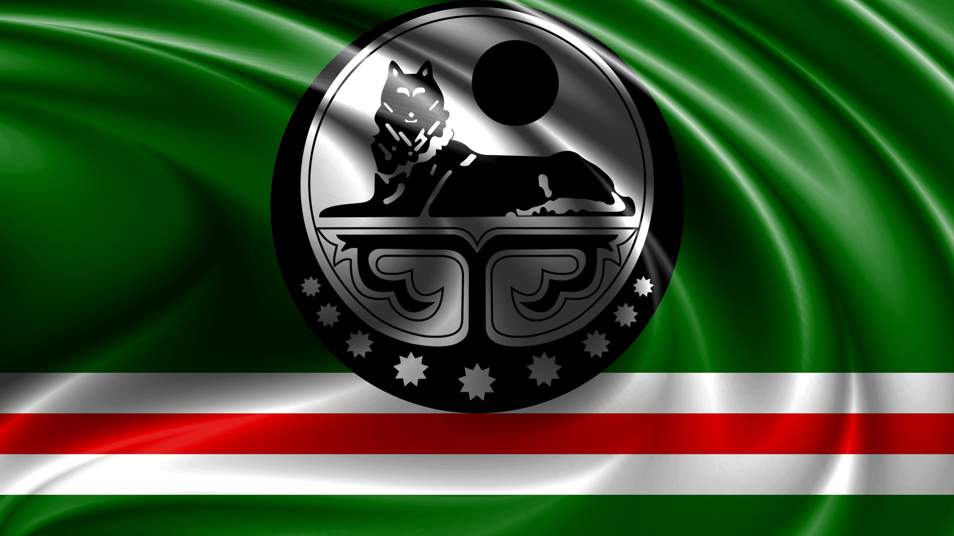 misc, flag of chechnya