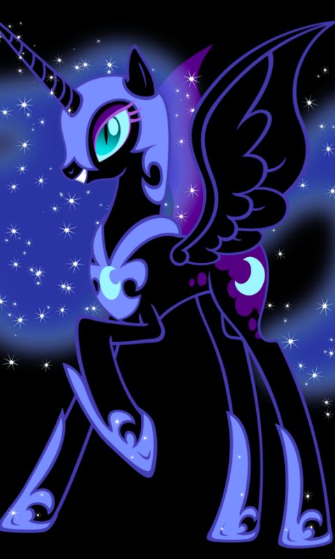 Download mobile wallpaper Cartoon, Unicorn, Pegasus, My Little Pony, Tv Show, My Little Pony: Friendship Is Magic, Nightmare Moon (My Little Pony) for free.
