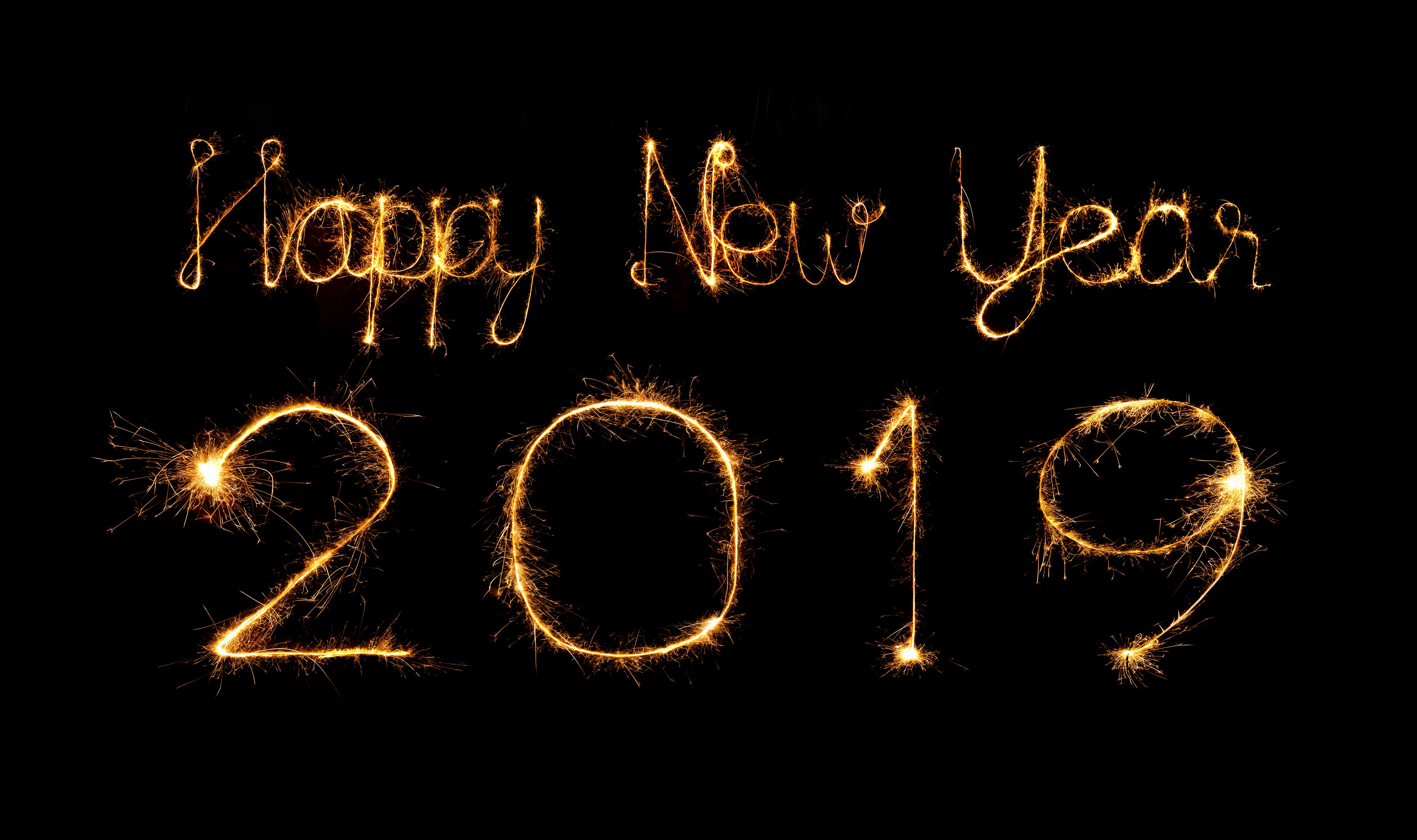 Téléchargez gratuitement l'image Nouvel An, Vacances, Bonne Année, Nouvel An 2019 sur le bureau de votre PC