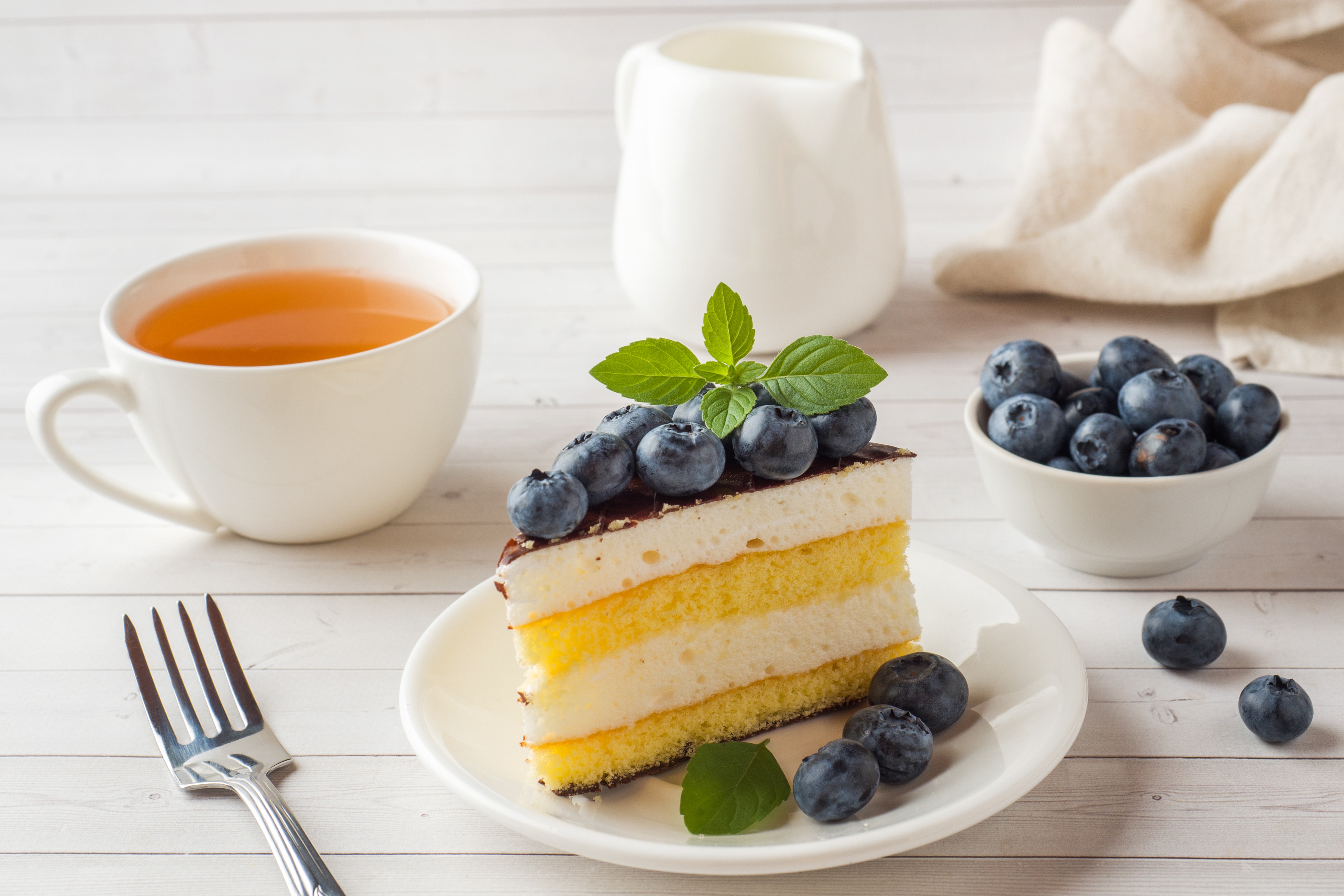 Laden Sie das Dessert, Kuchen, Frucht, Tee, Heidelbeere, Nahrungsmittel, Stillleben-Bild kostenlos auf Ihren PC-Desktop herunter