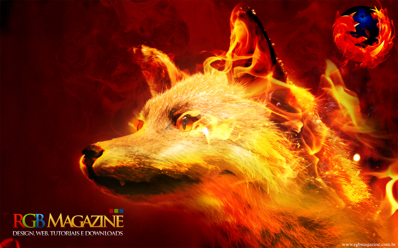 1437369 скачать обои fire fox, огонь, лиса, технологии - заставки и картинки бесплатно