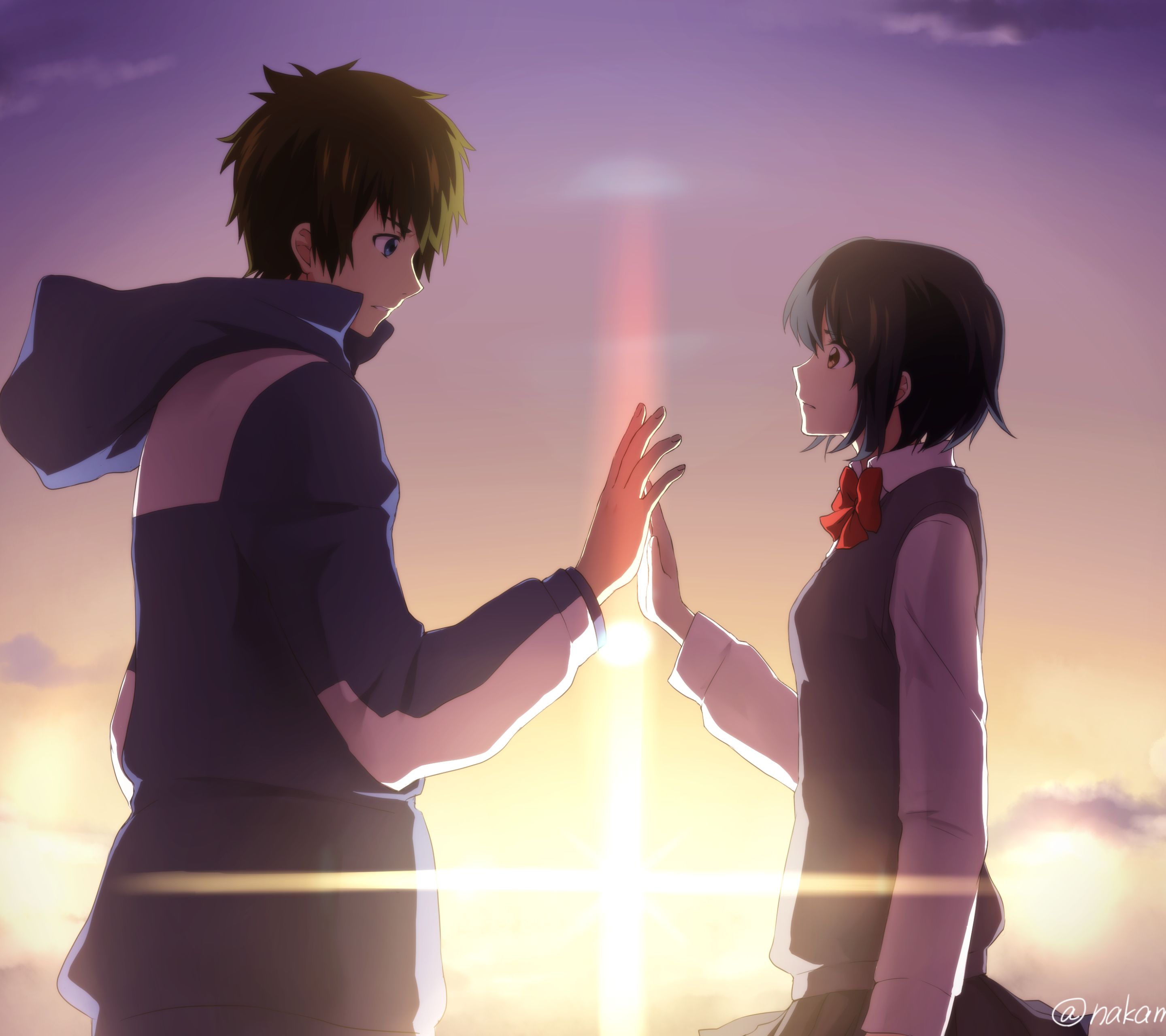 Free download wallpaper Anime, Your Name, Kimi No Na Wa, Mitsuha Miyamizu, Taki Tachibana on your PC desktop