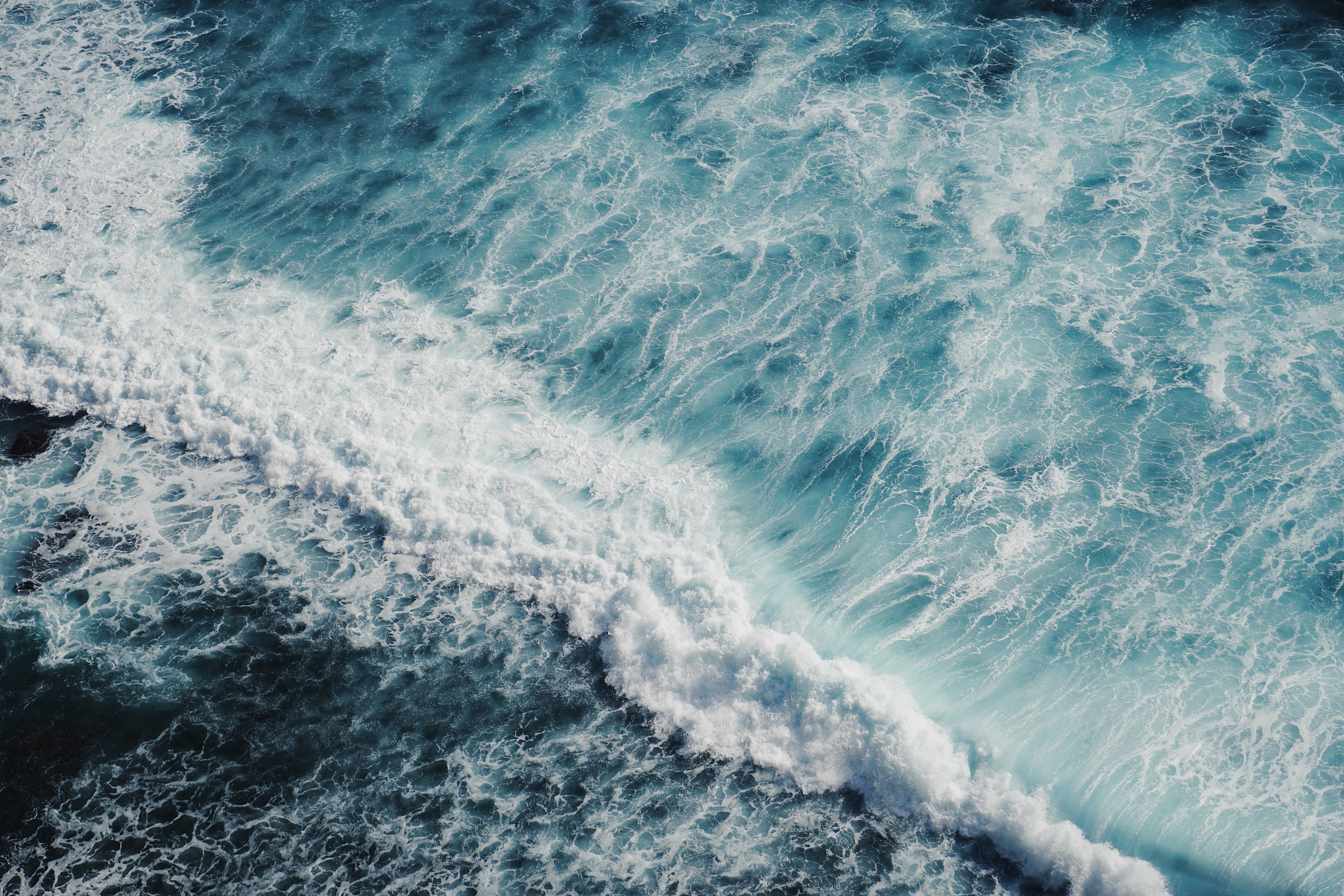 PC Wallpapers sea, ocean, water, nature, foam, surf