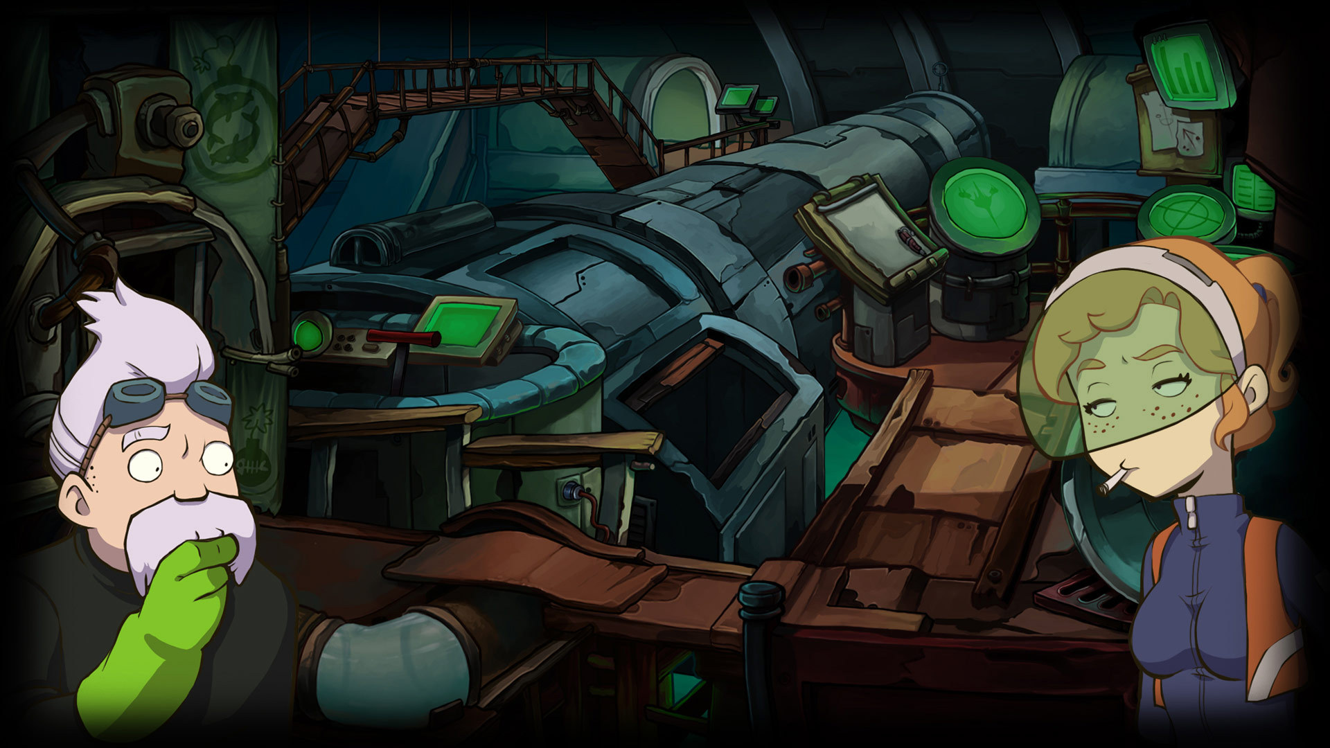 Laden Sie Deponia: Die Komplette Reise HD-Desktop-Hintergründe herunter