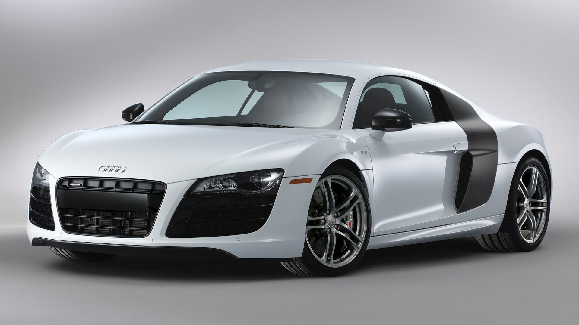 Download mobile wallpaper Audi, Car, Vehicles, Coupé, White Car, Audi R8 V10, Audi R8 V10 Coupe for free.
