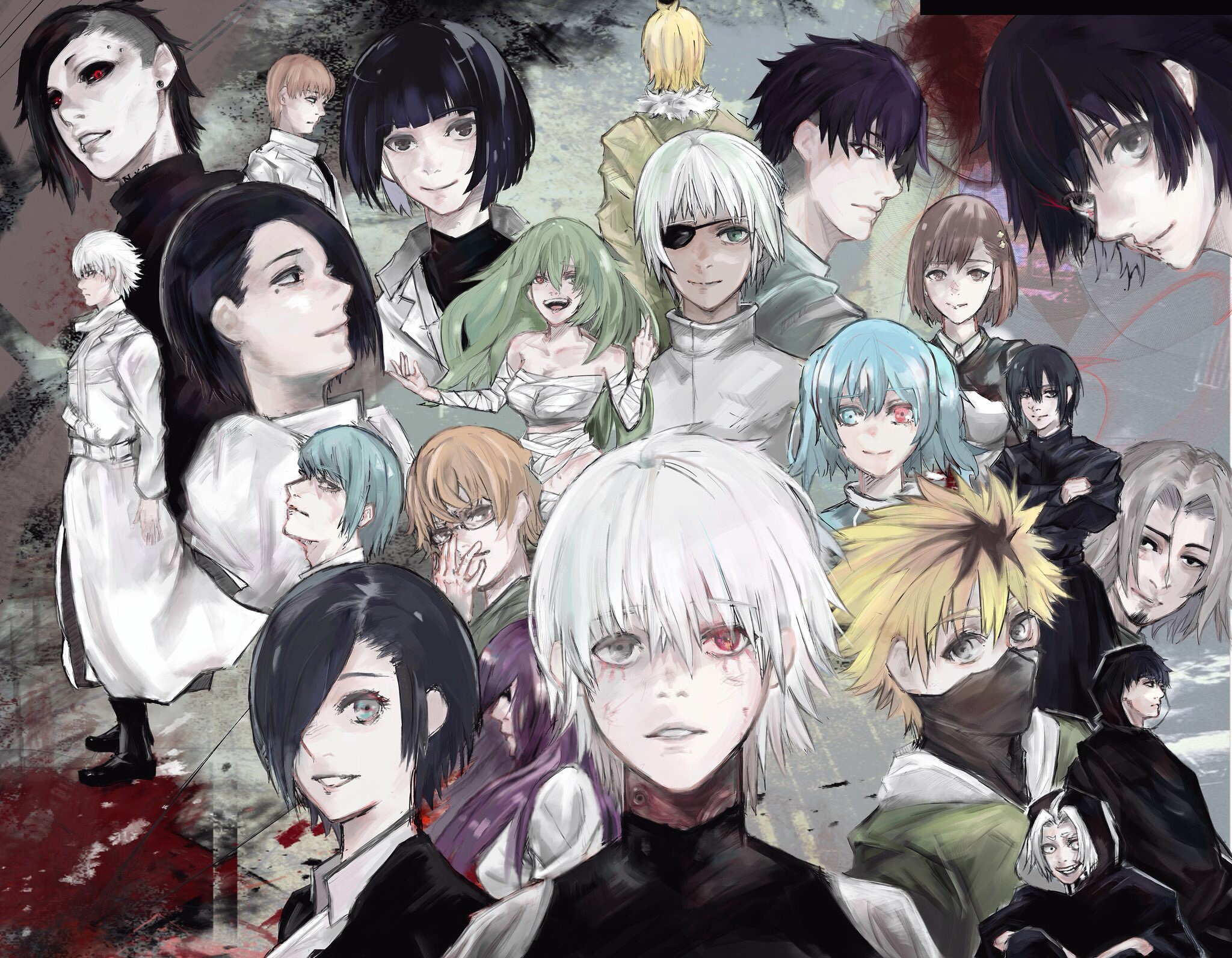 Laden Sie das Animes, Tokyo Ghoul: Re-Bild kostenlos auf Ihren PC-Desktop herunter