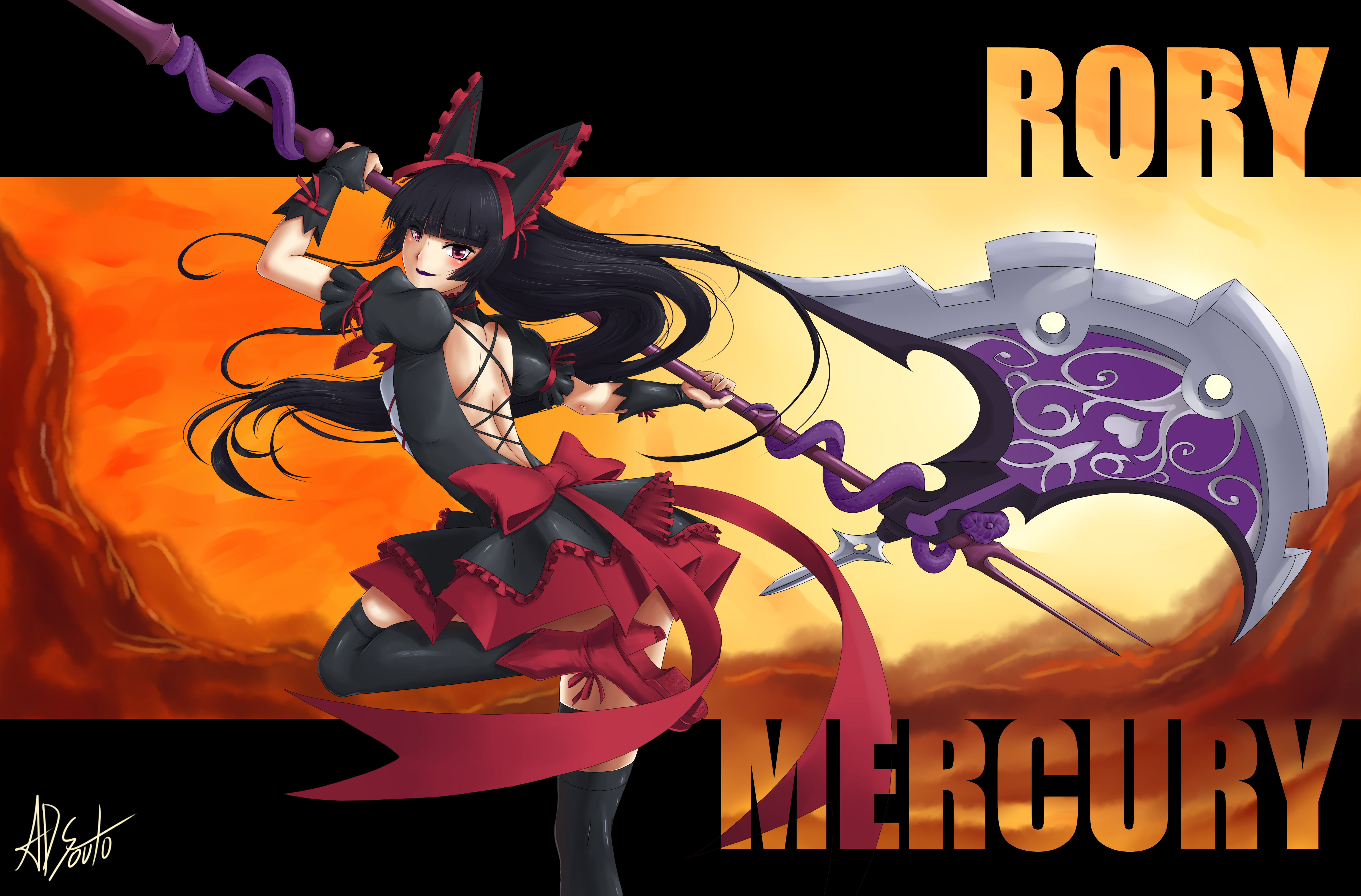 Laden Sie das Animes, Gate Die Unterirdischen, Rory Merkur-Bild kostenlos auf Ihren PC-Desktop herunter