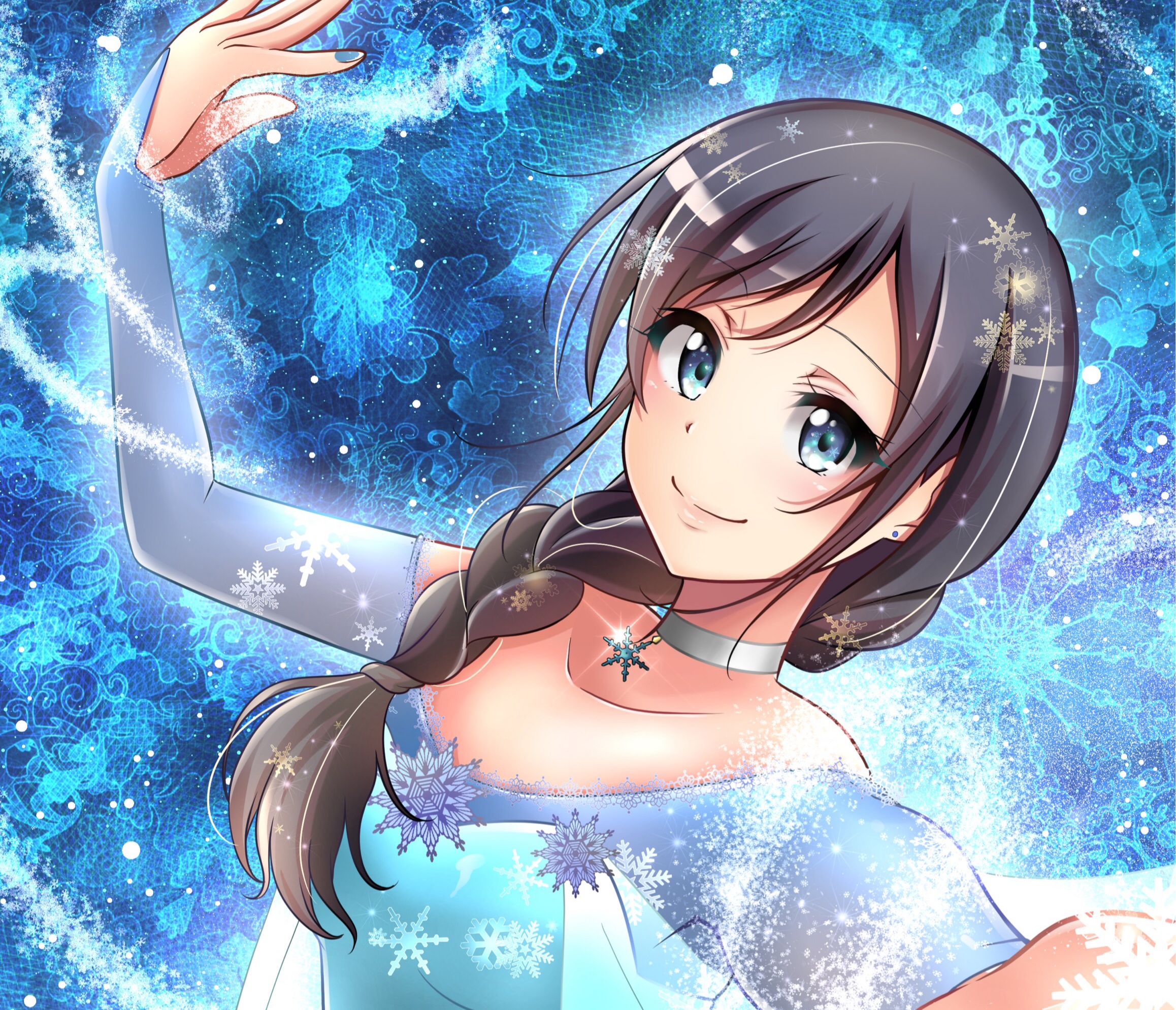 Download mobile wallpaper Anime, Snowfall, Weathering With You, Hina Amano for free.