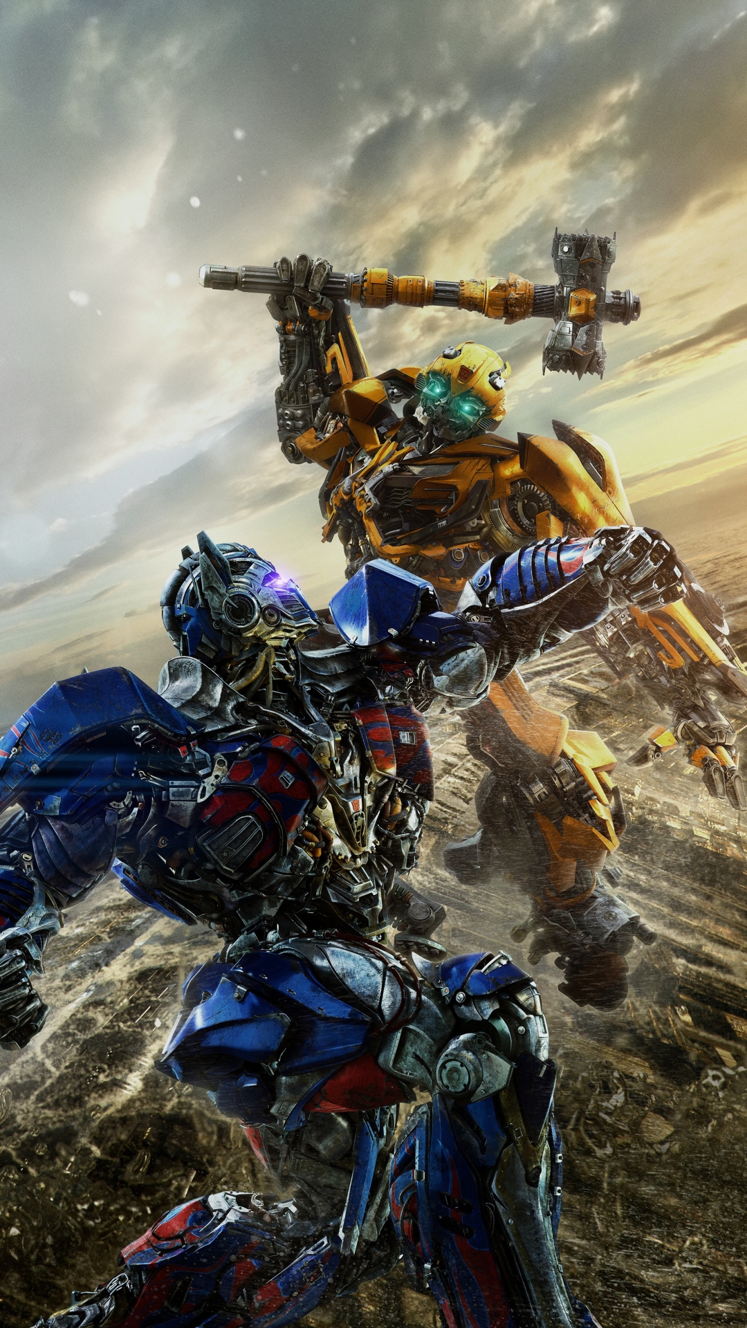 Handy-Wallpaper Transformers, Filme, Optimus Prime, Hummel (Transformatoren), Transformers 5: The Last Knight kostenlos herunterladen.
