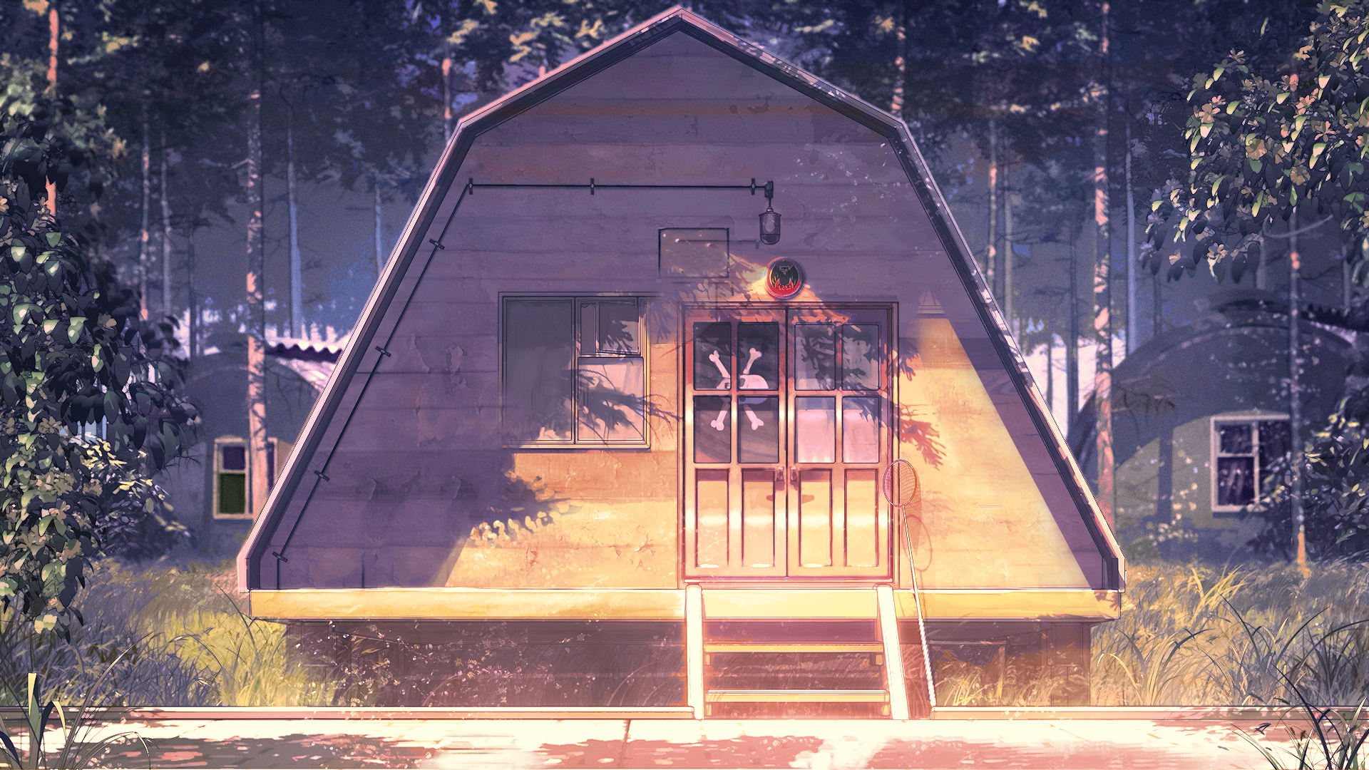 Download mobile wallpaper Anime, Building, Everlasting Summer for free.