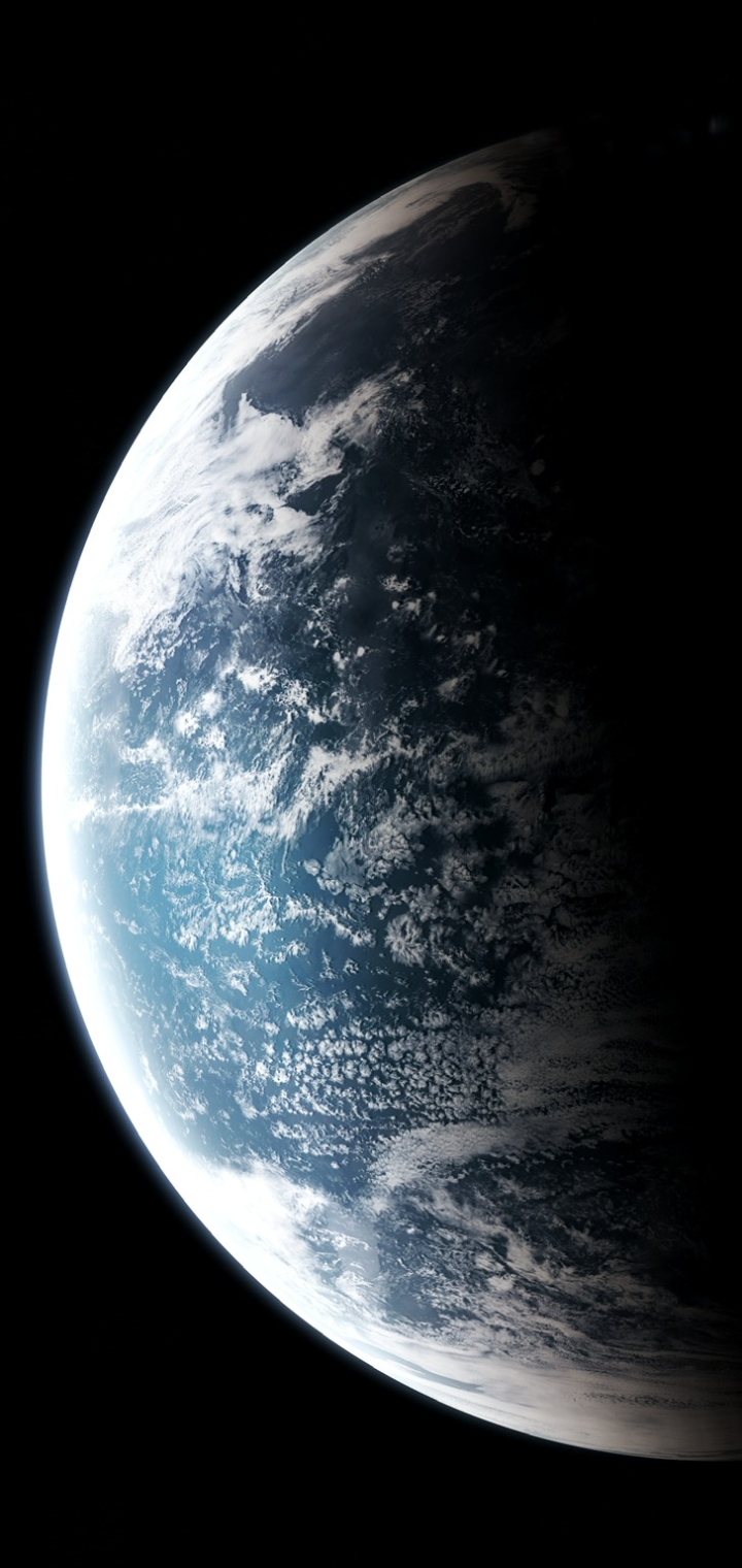 Descarga gratuita de fondo de pantalla para móvil de Luna, Espacio, Planeta, Ciencia Ficción.